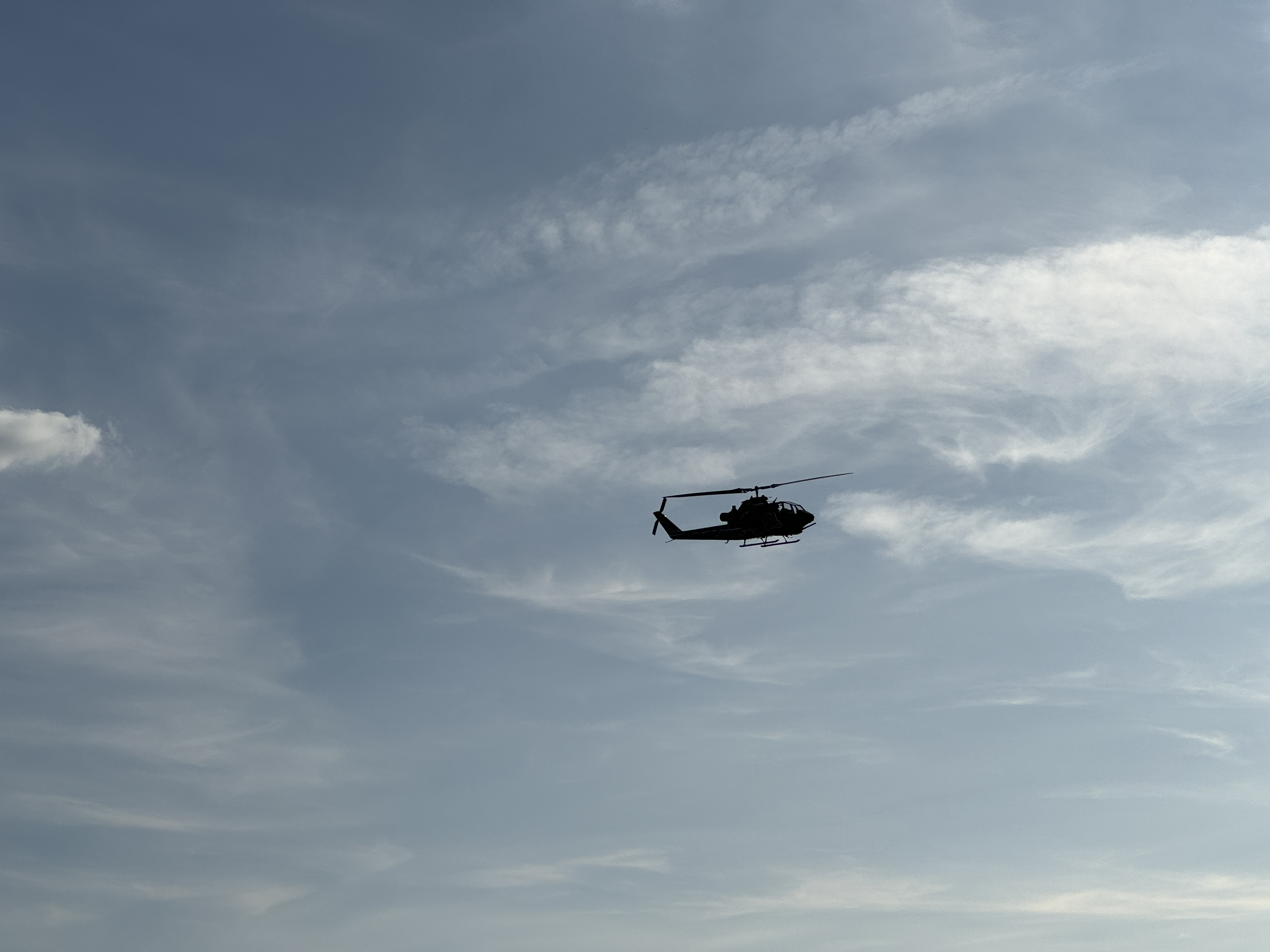 helicopter sky silhouette