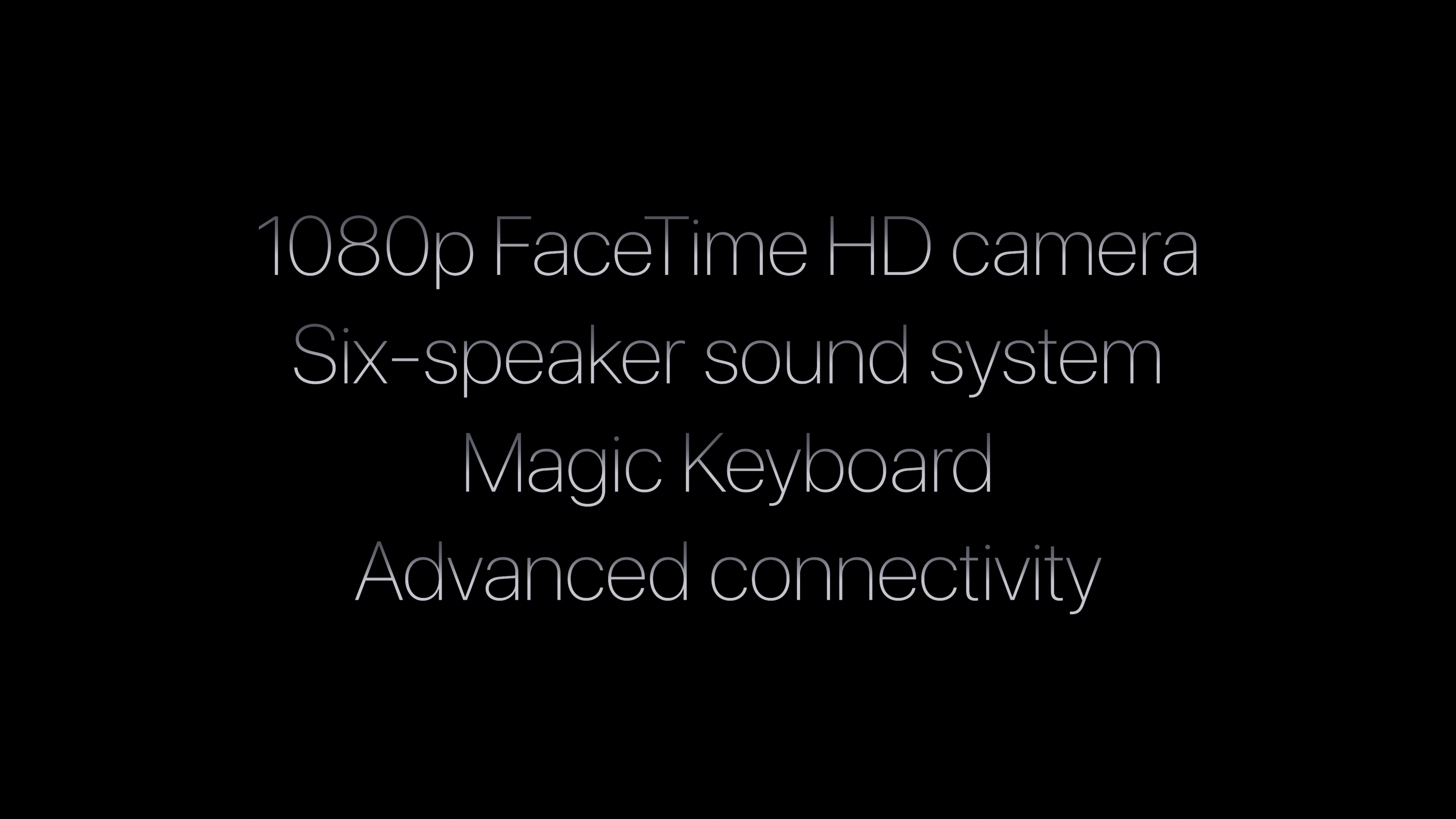 macbook features list