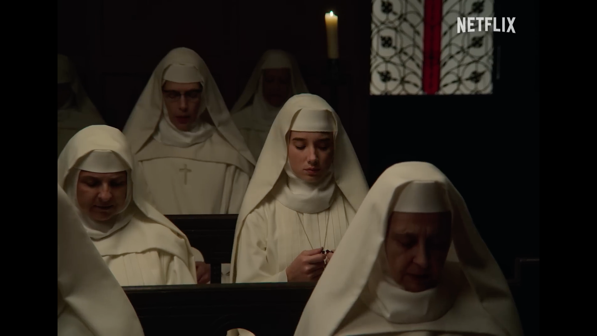 nuns praying netflix scene