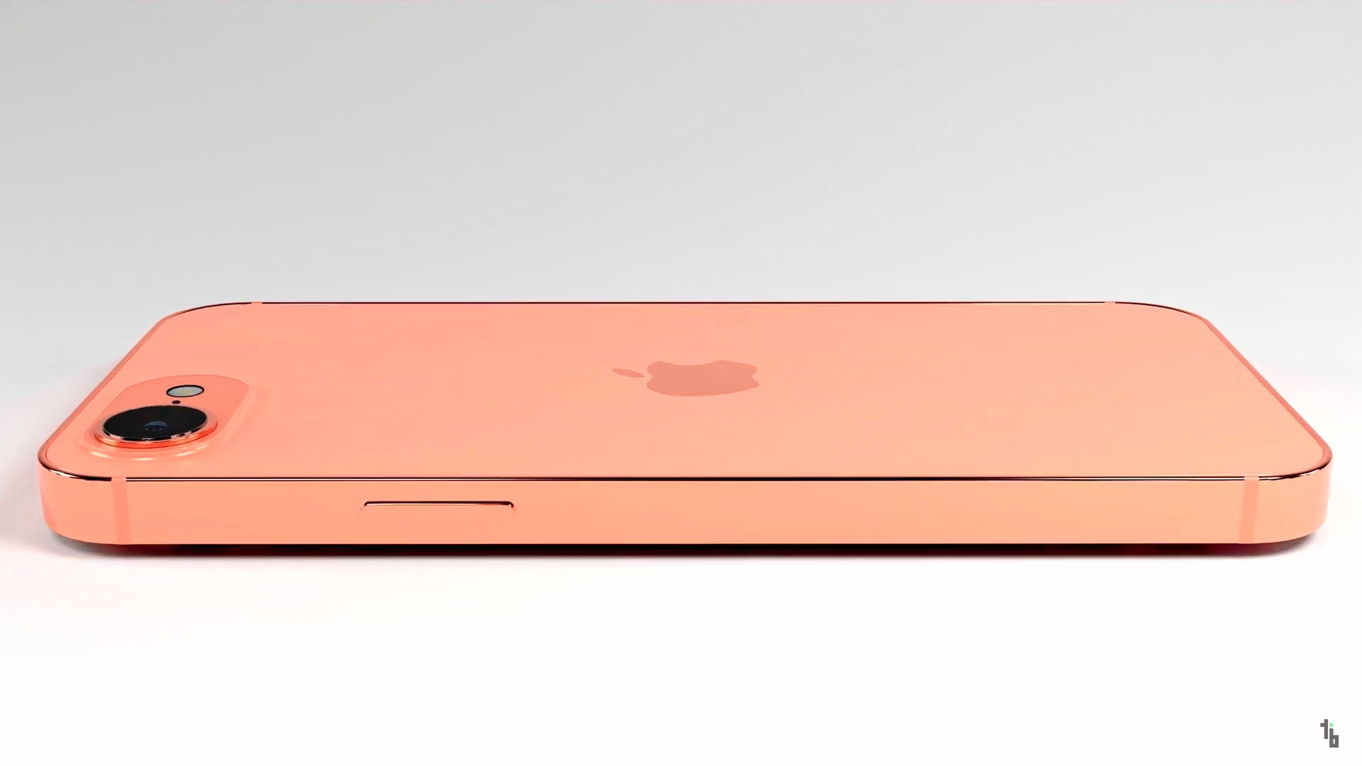 peach smartphone side view