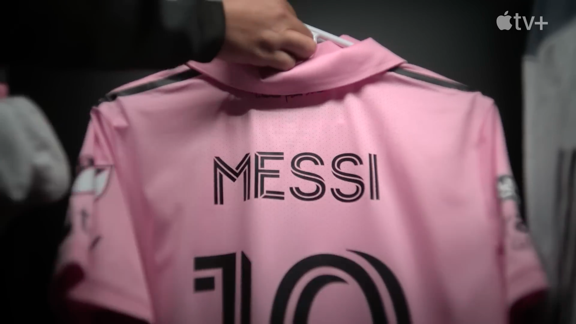 pink soccer jersey