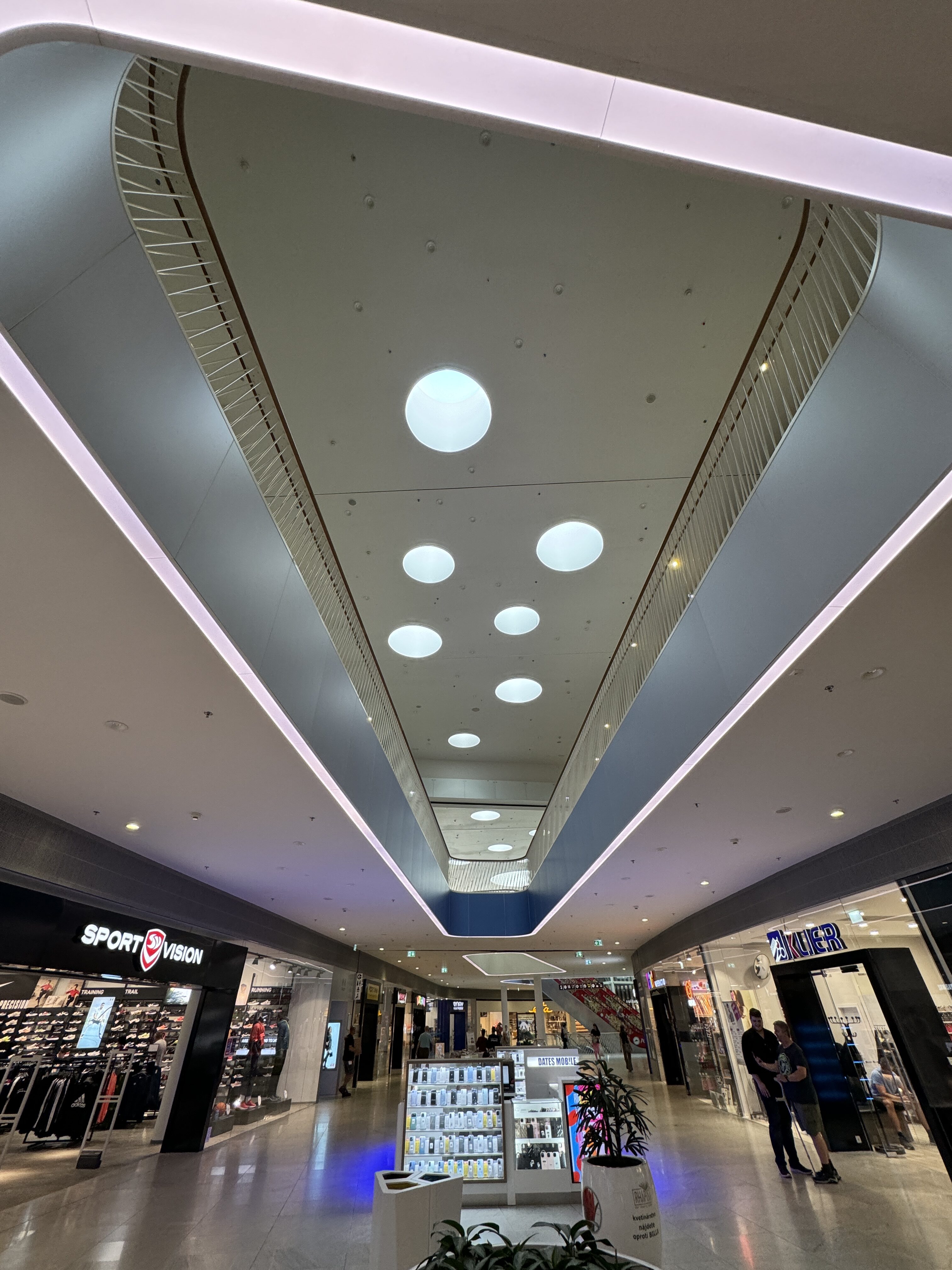 shopping mall ceiling lights