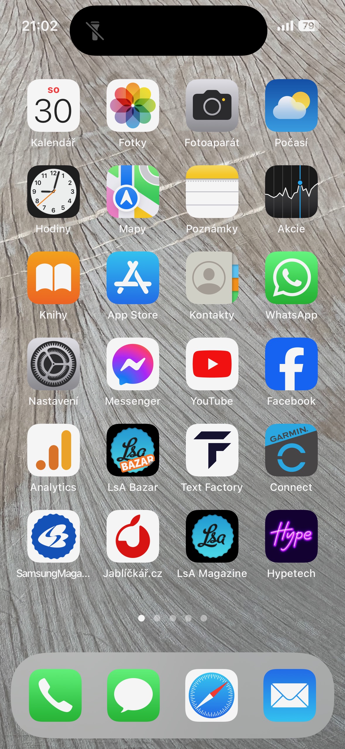 smartphone home screen