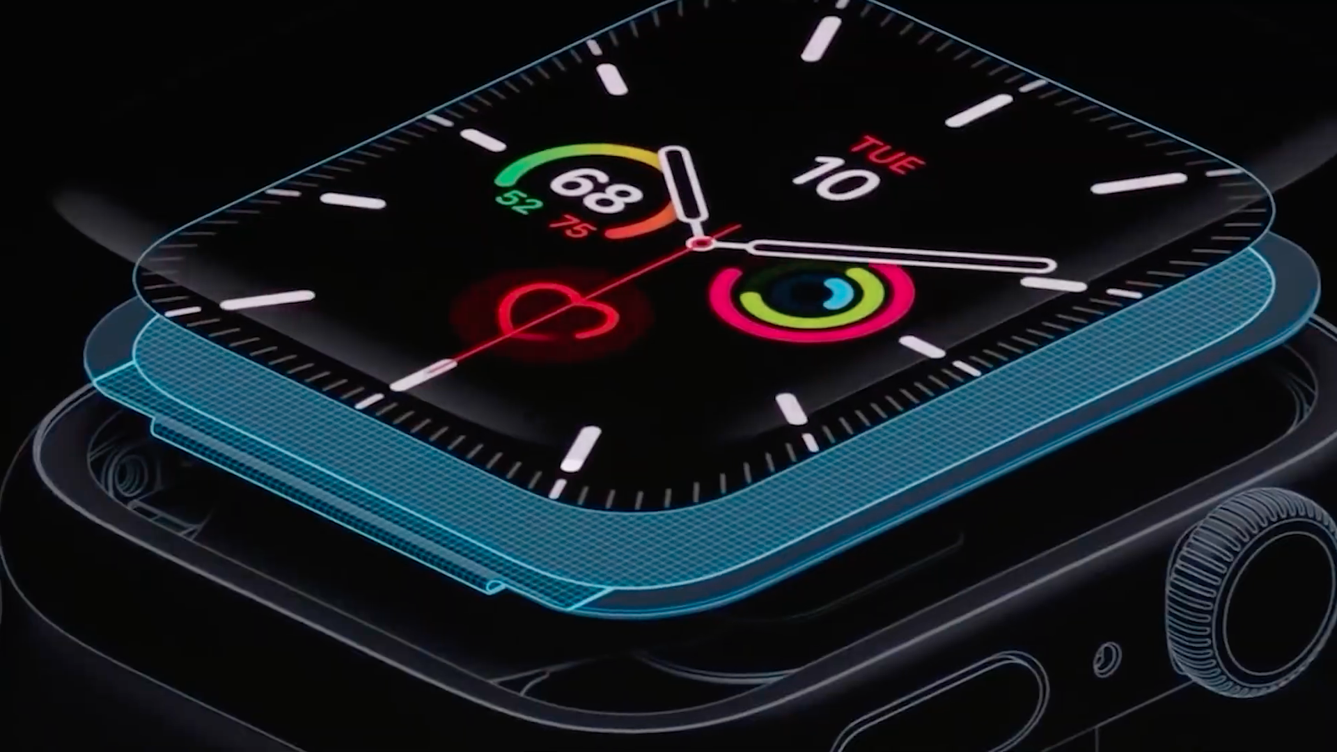 smartwatch display layers