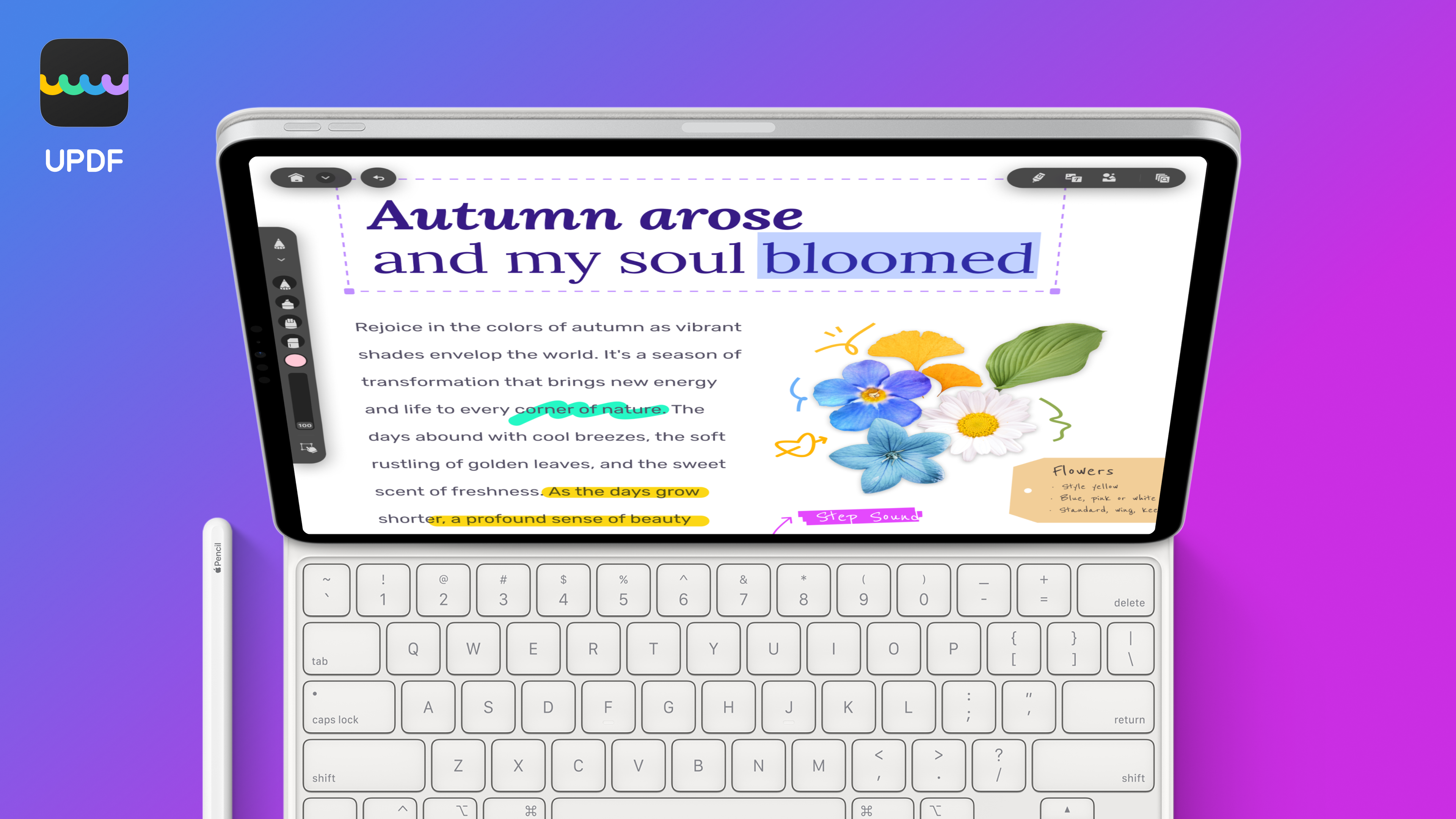 updf pdf editor tablet