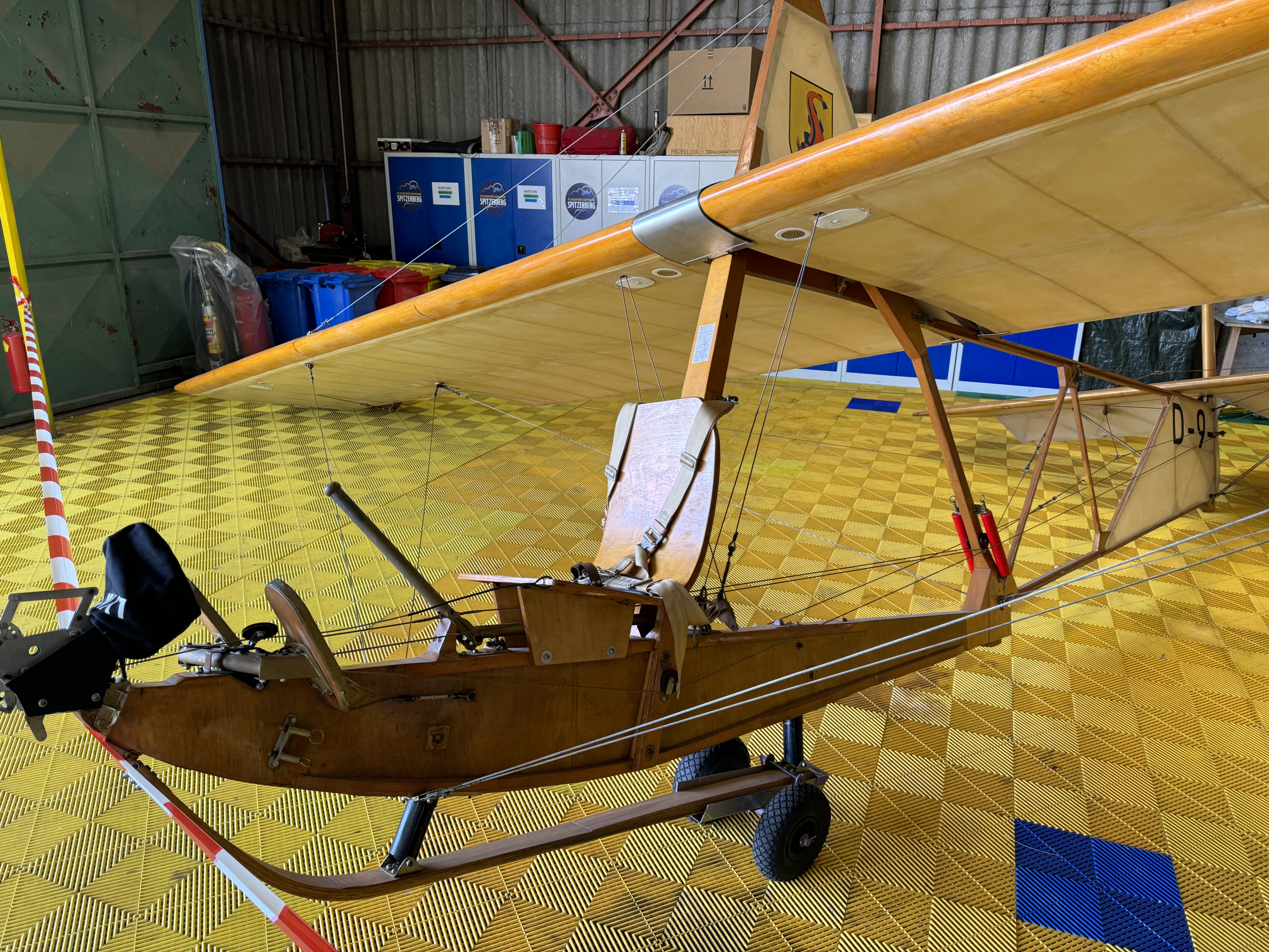 vintage aircraft hangar