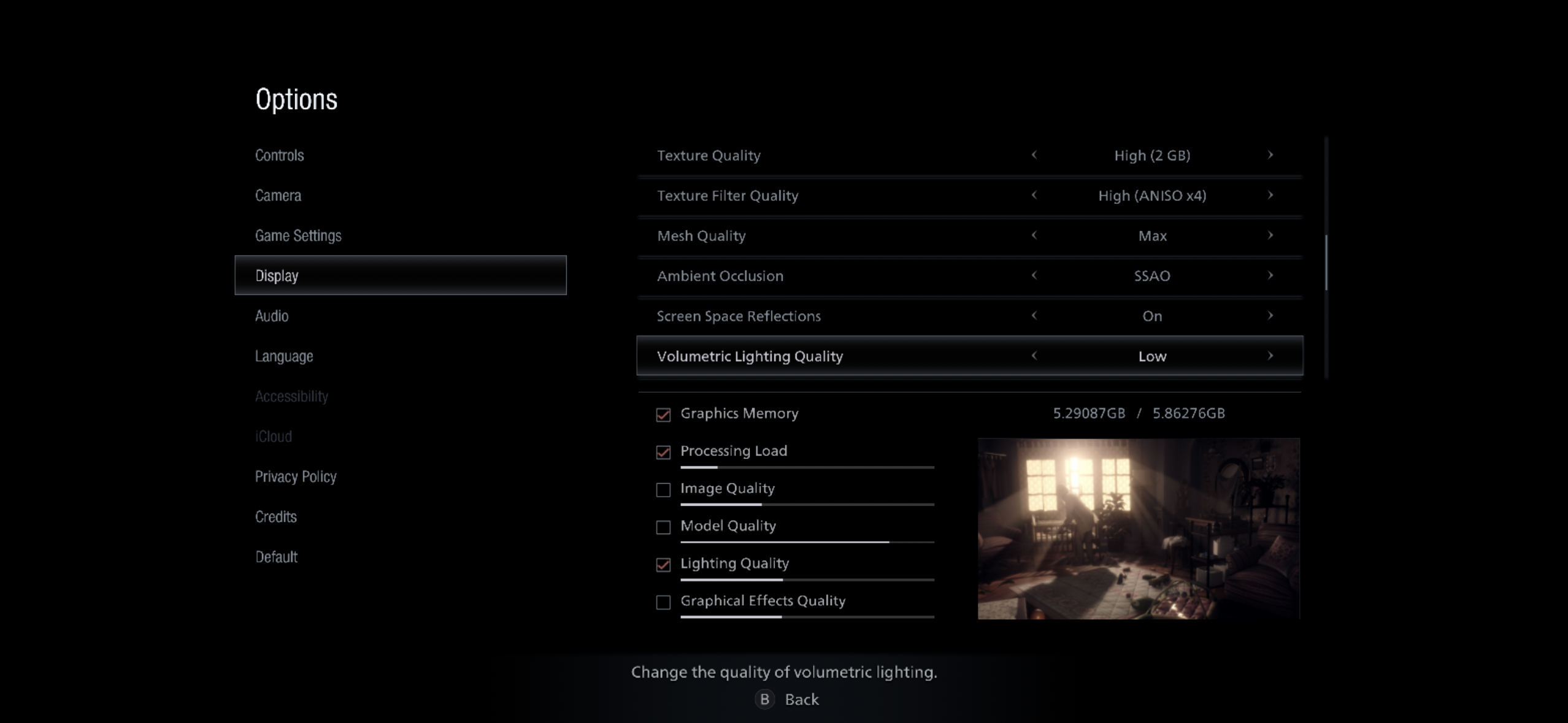 volumetric lighting low