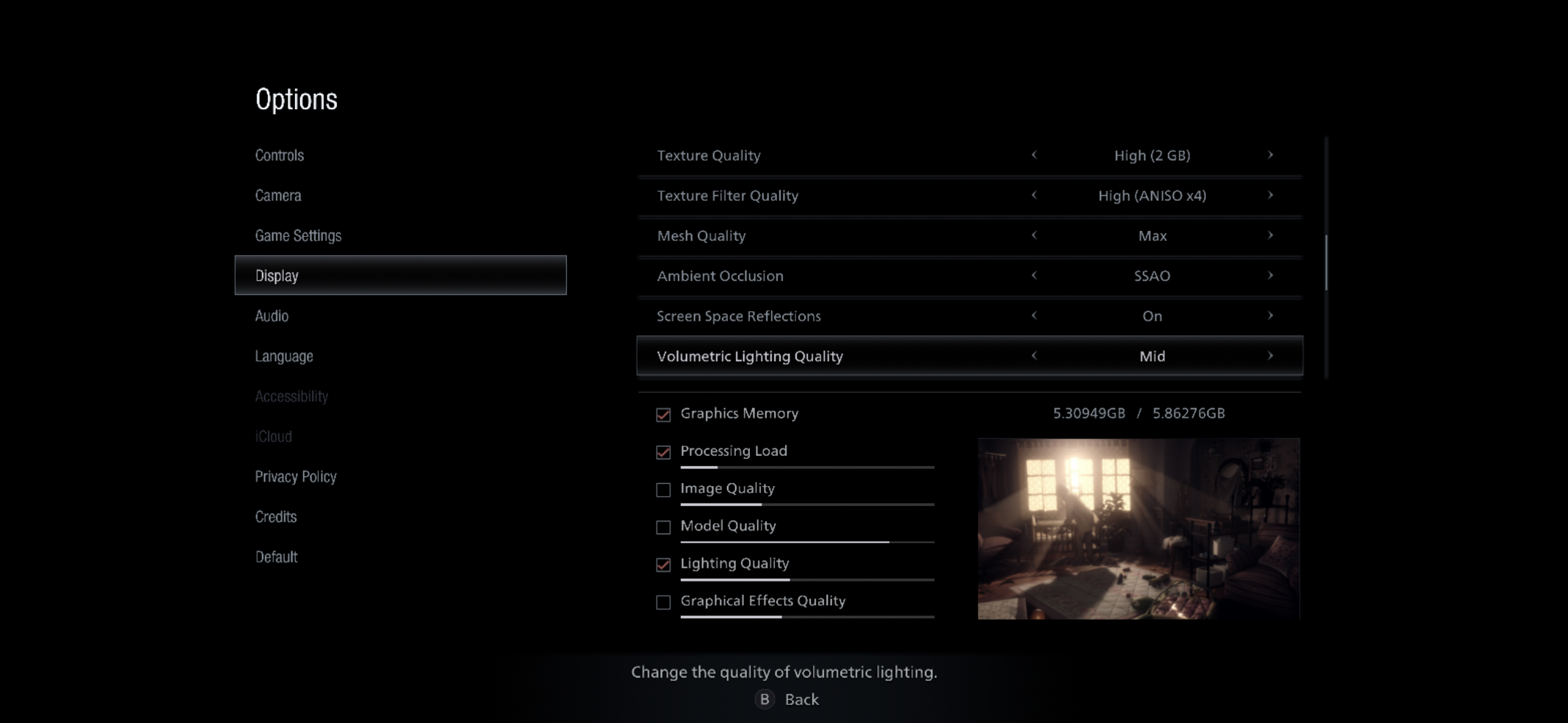 volumetric lighting medium