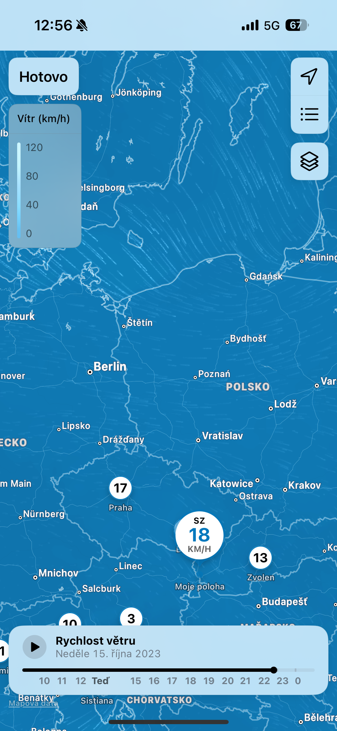 weather map germany