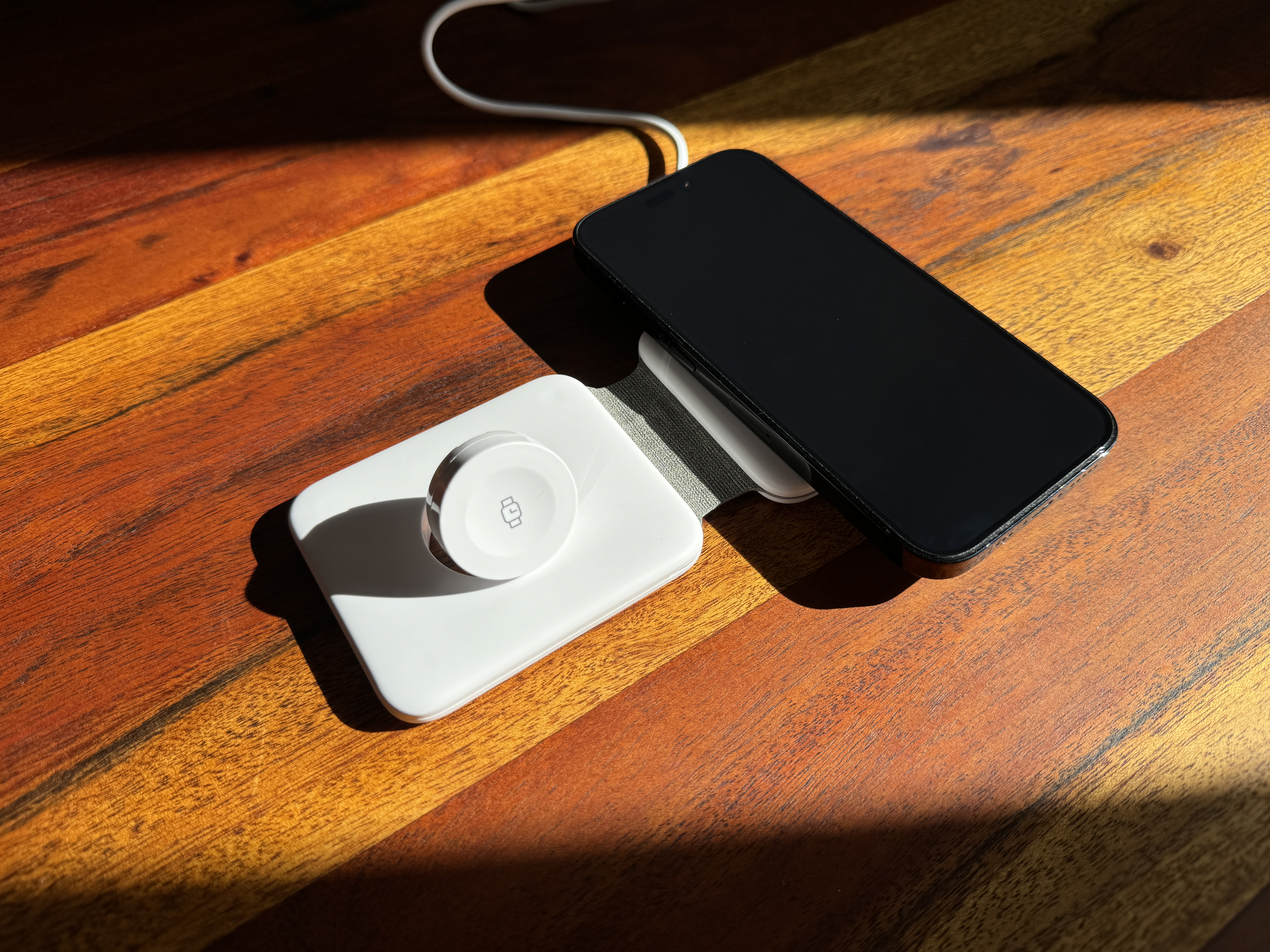 wireless charger with phone
