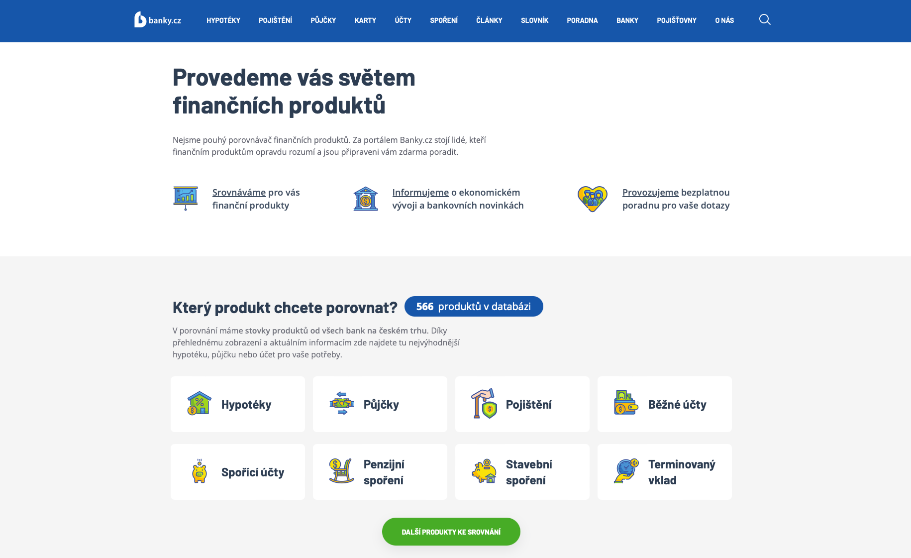 Banky.cz uvod screen 1