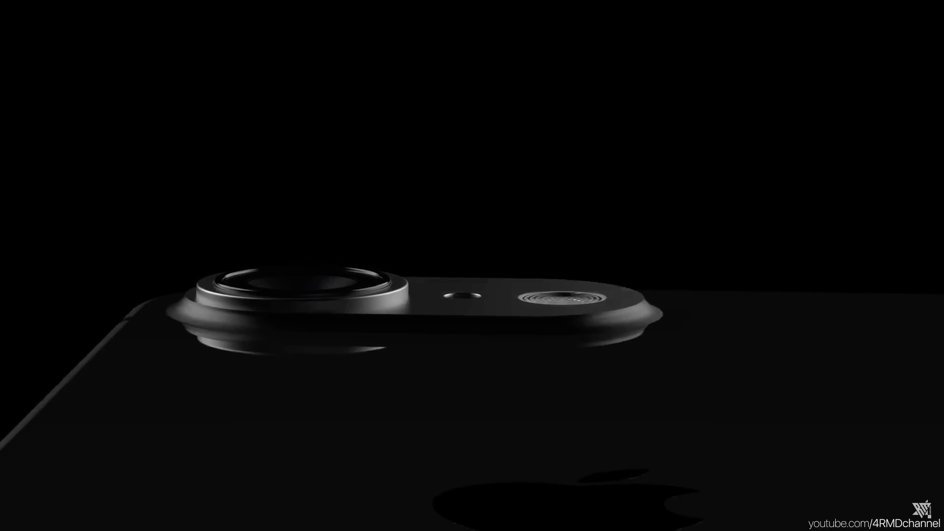 black smartphone camera closeup