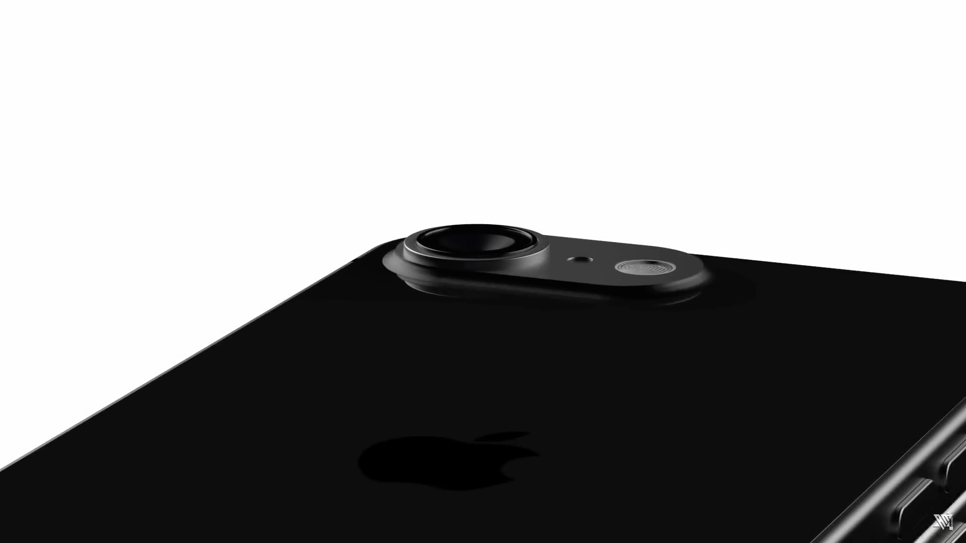 black smartphone camera detail