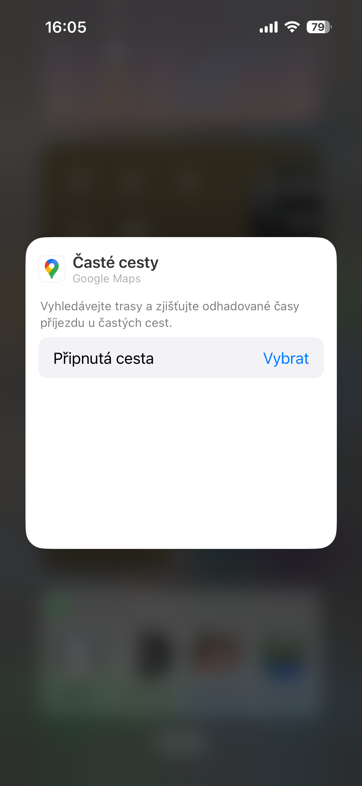 google maps route notification