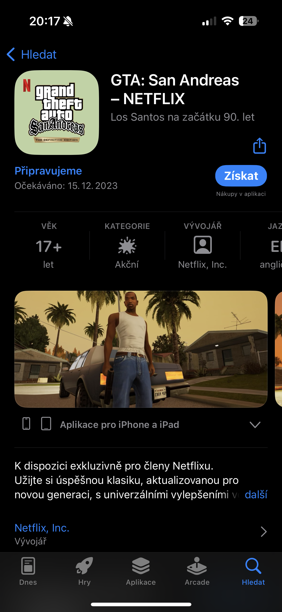 gta san andreas netflix app