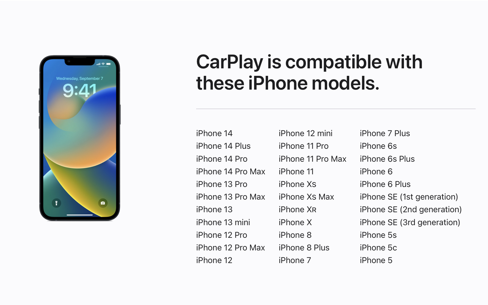 iphone carplay compatibility
