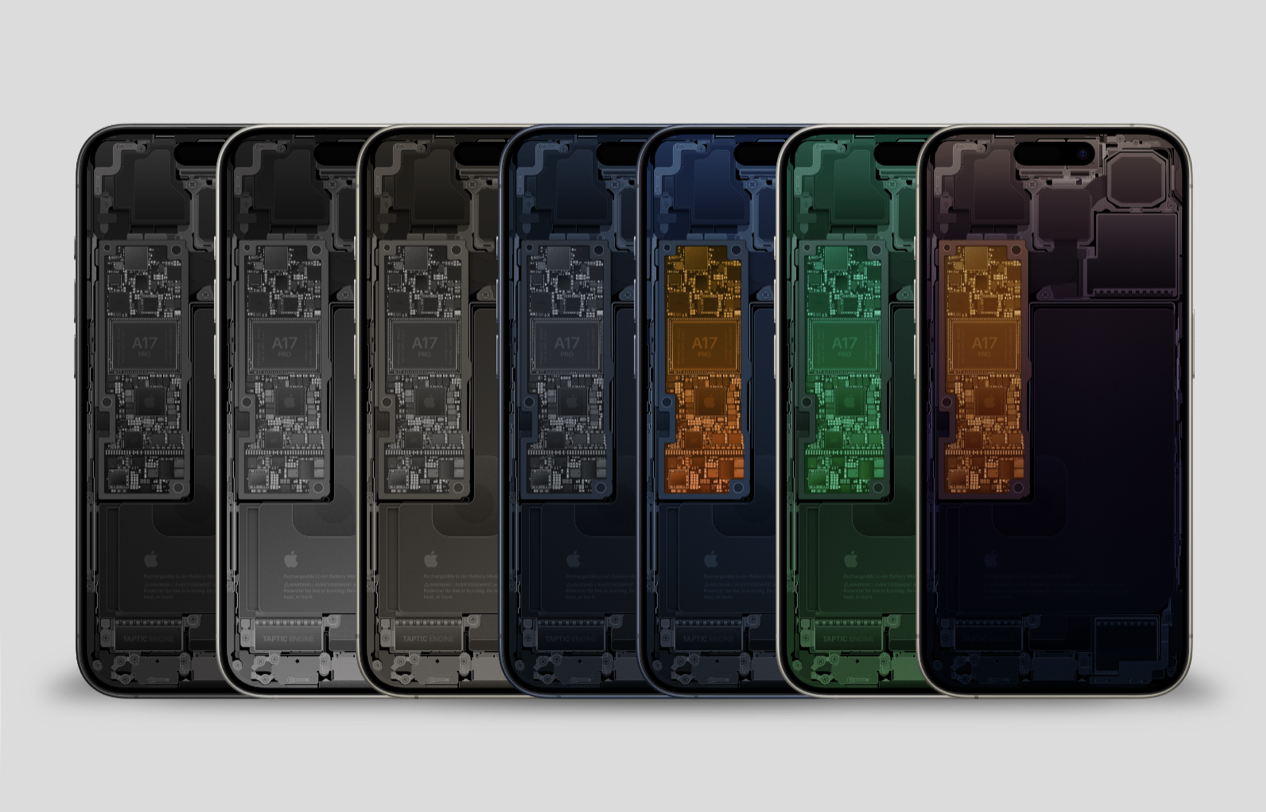 iphone transparent view