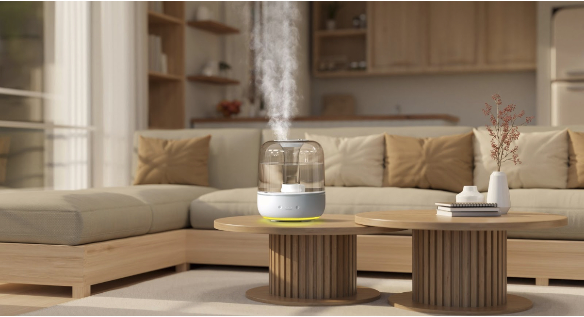 modern living room humidifier