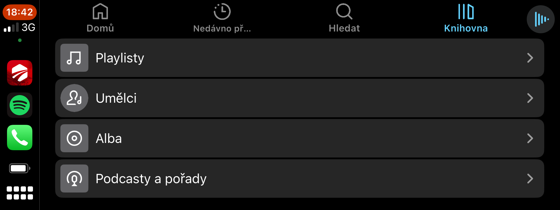 music app library options