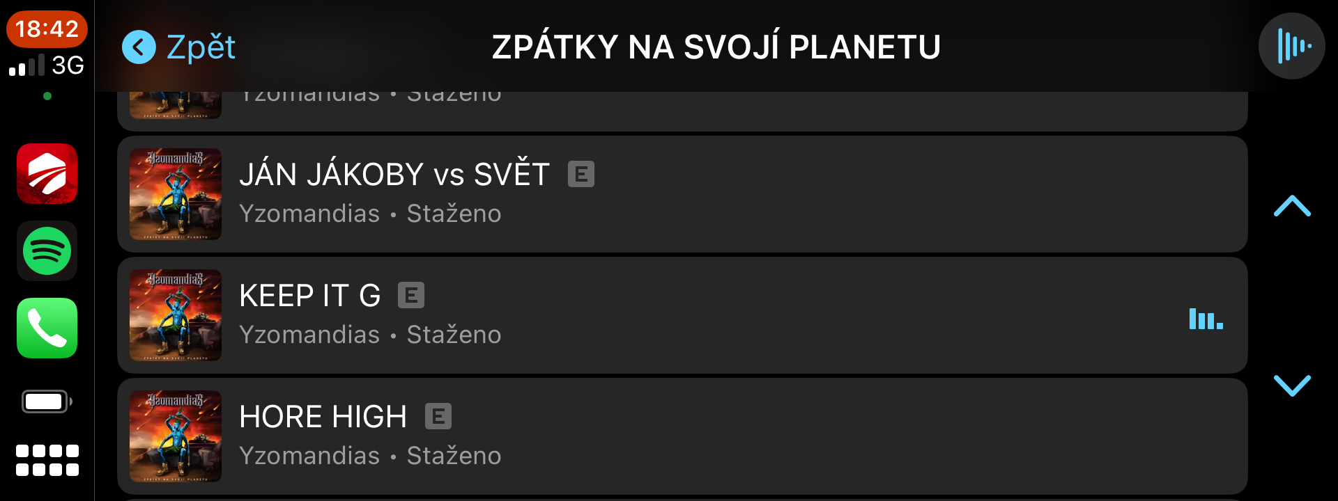 music app song list keep it g
