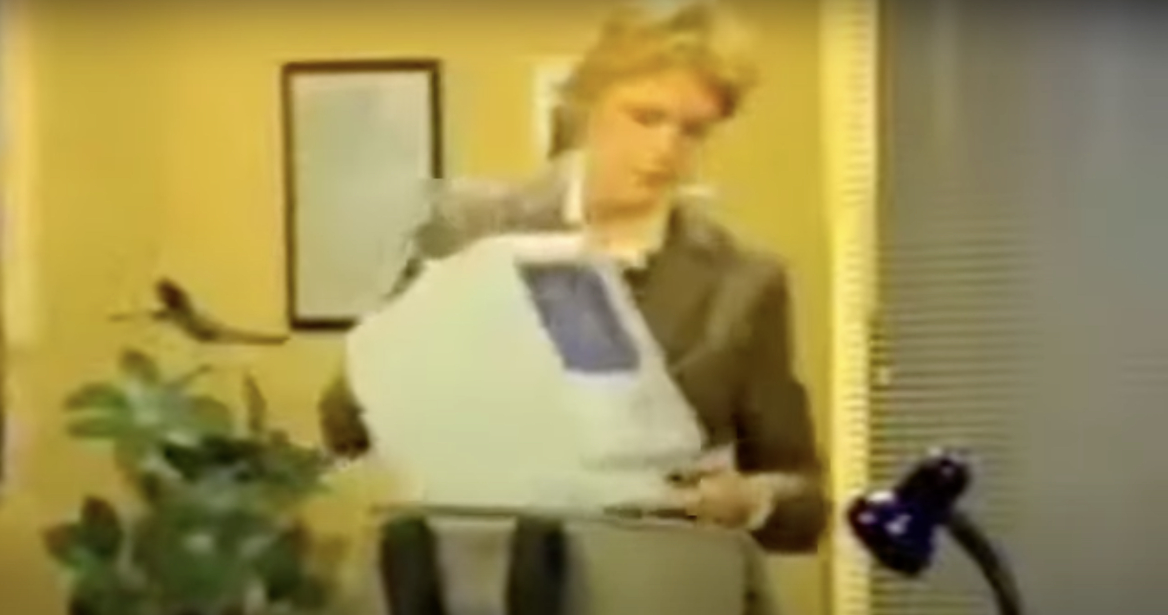 person packing computer