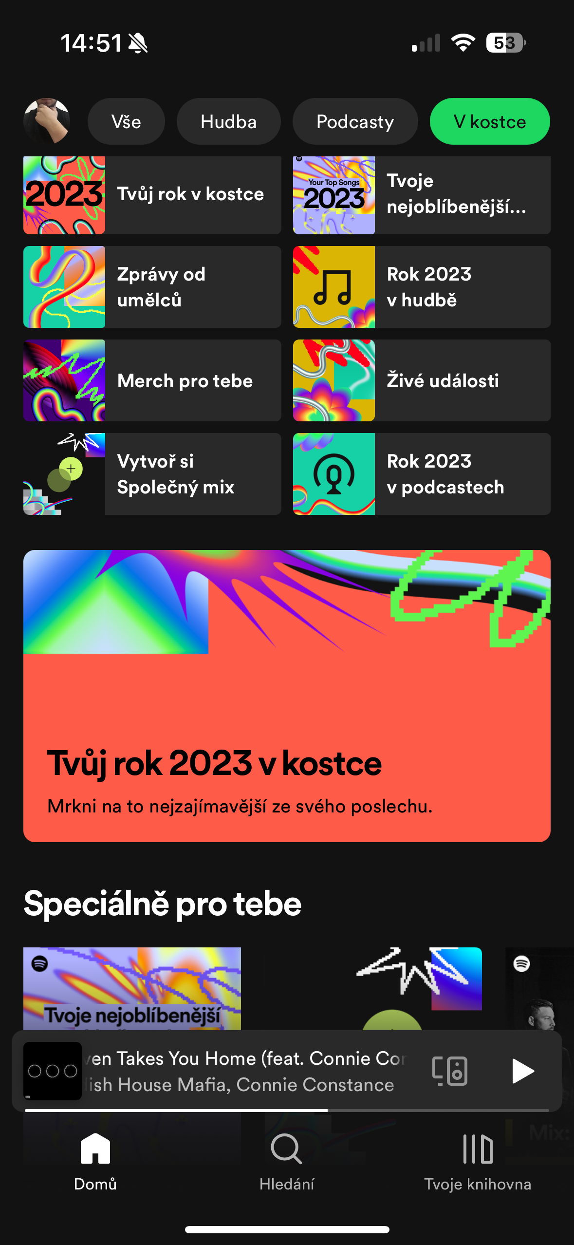 spotify 2023 overview page