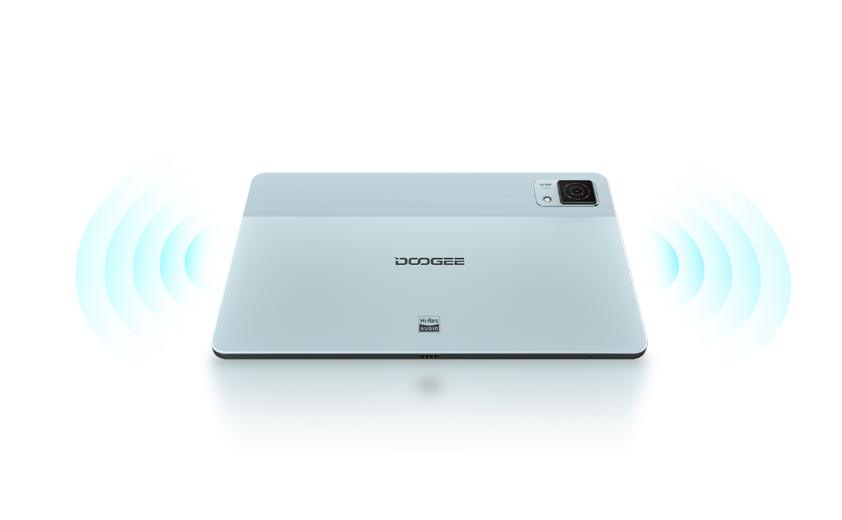 tablet with speaker output