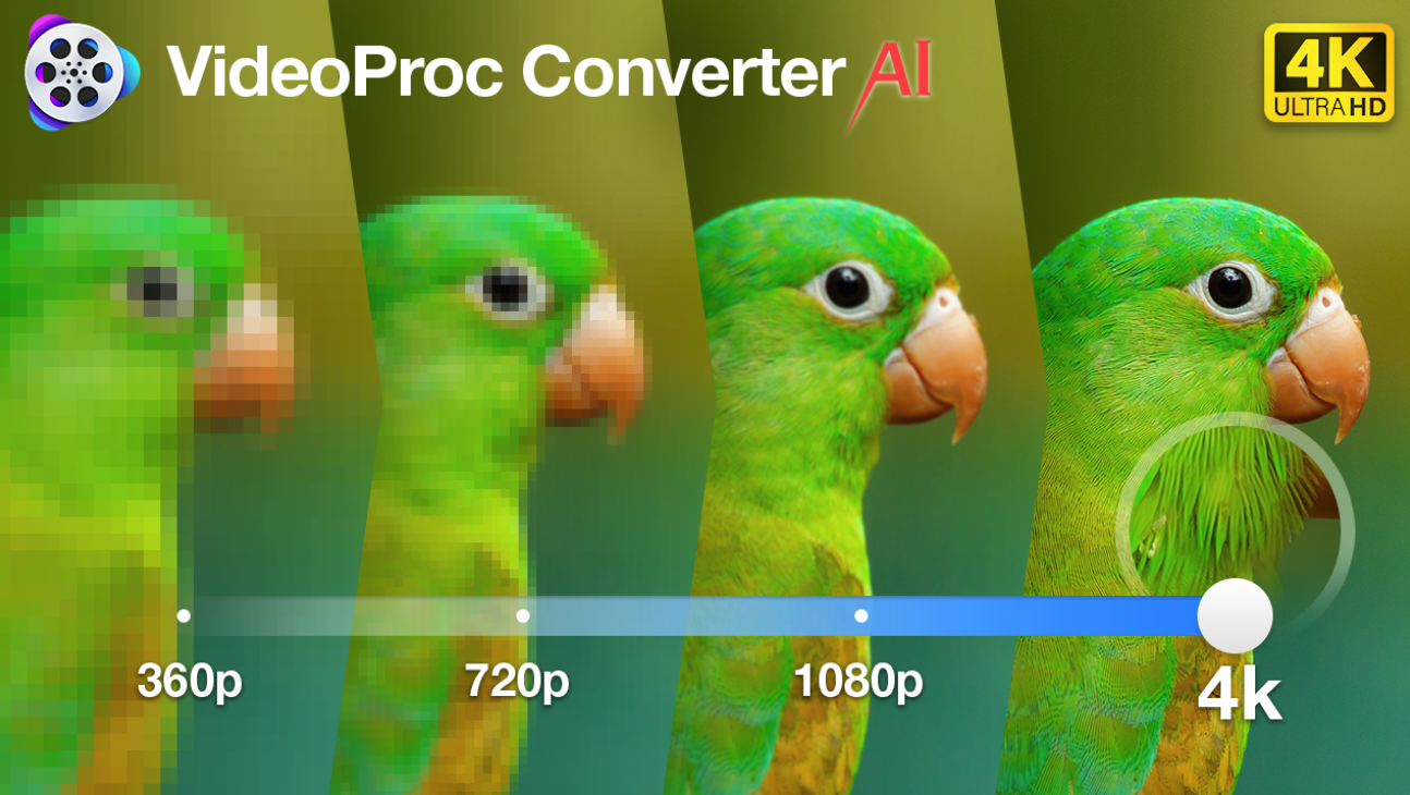 videoproc converter ai quality