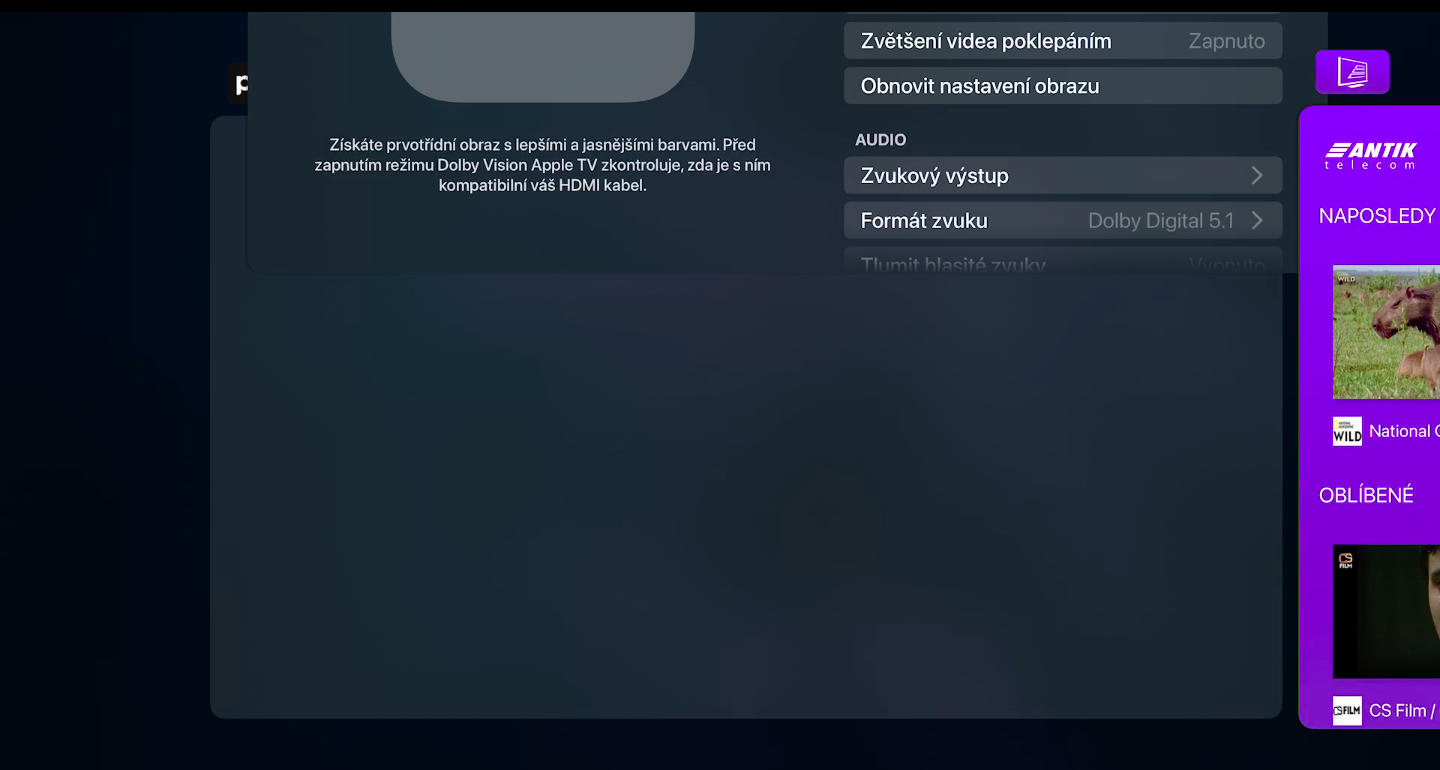 24 Apple TV screen Plocha Přepínání   kill