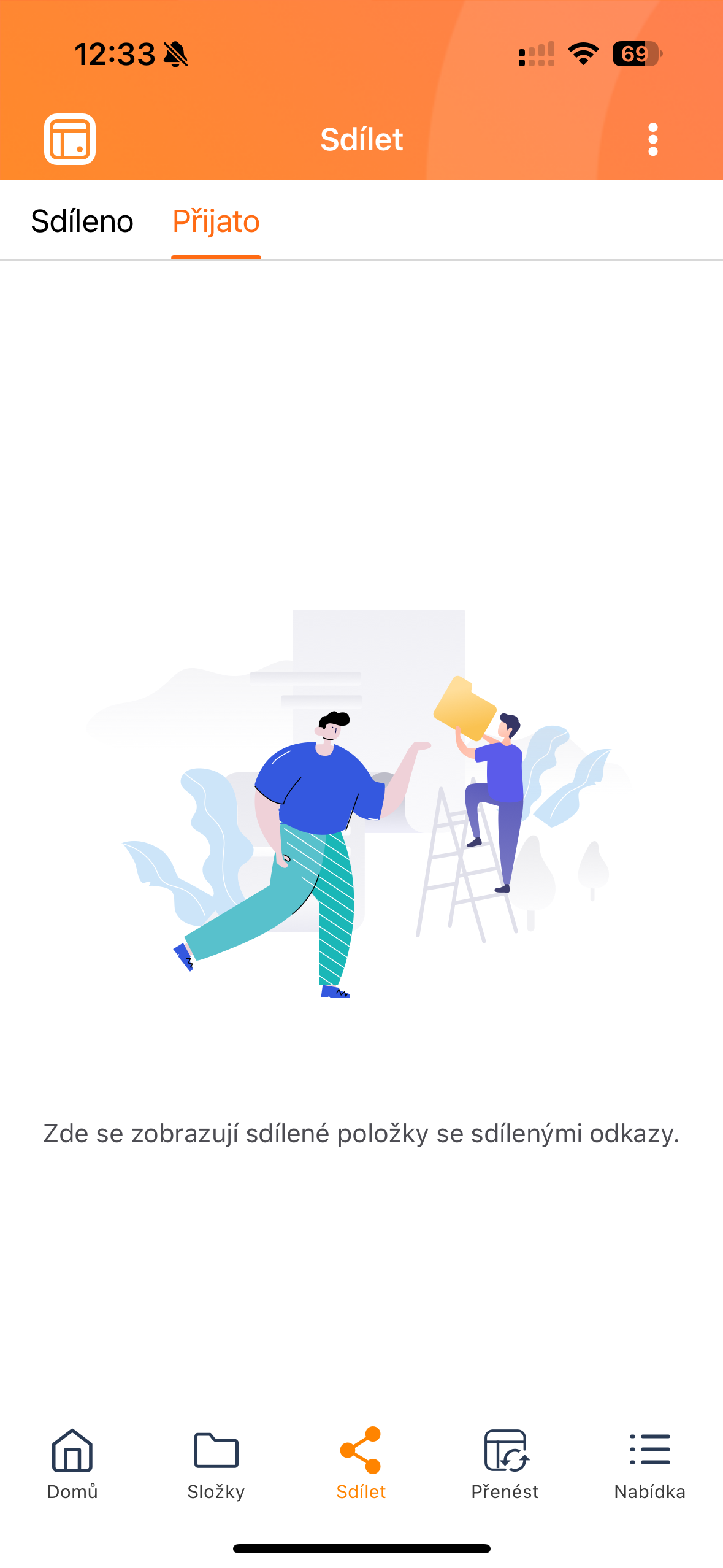 app sharing section illustration