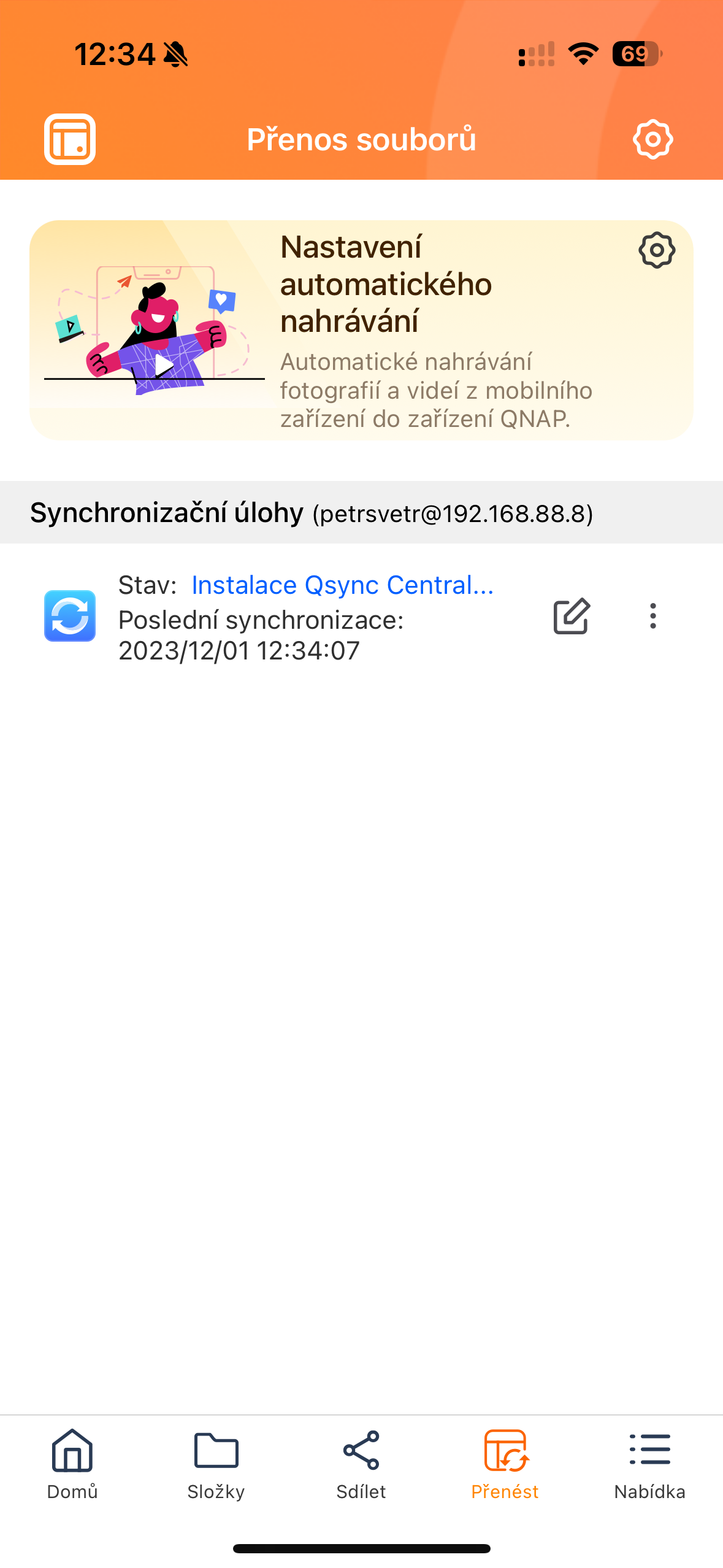 app sync status