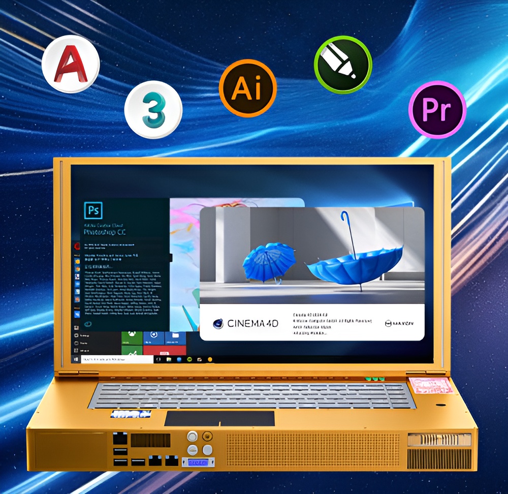 creative software laptop