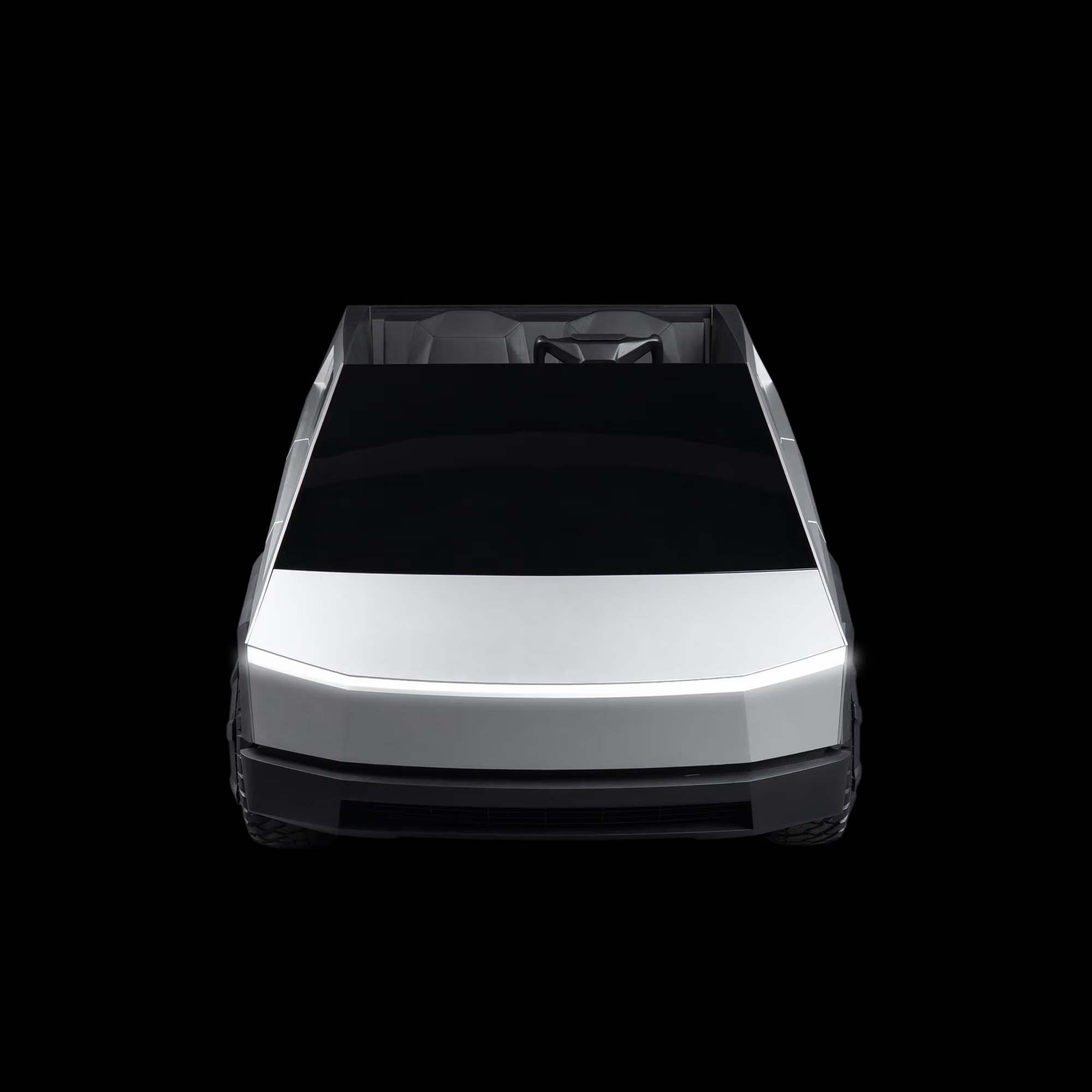 cybertruck front view