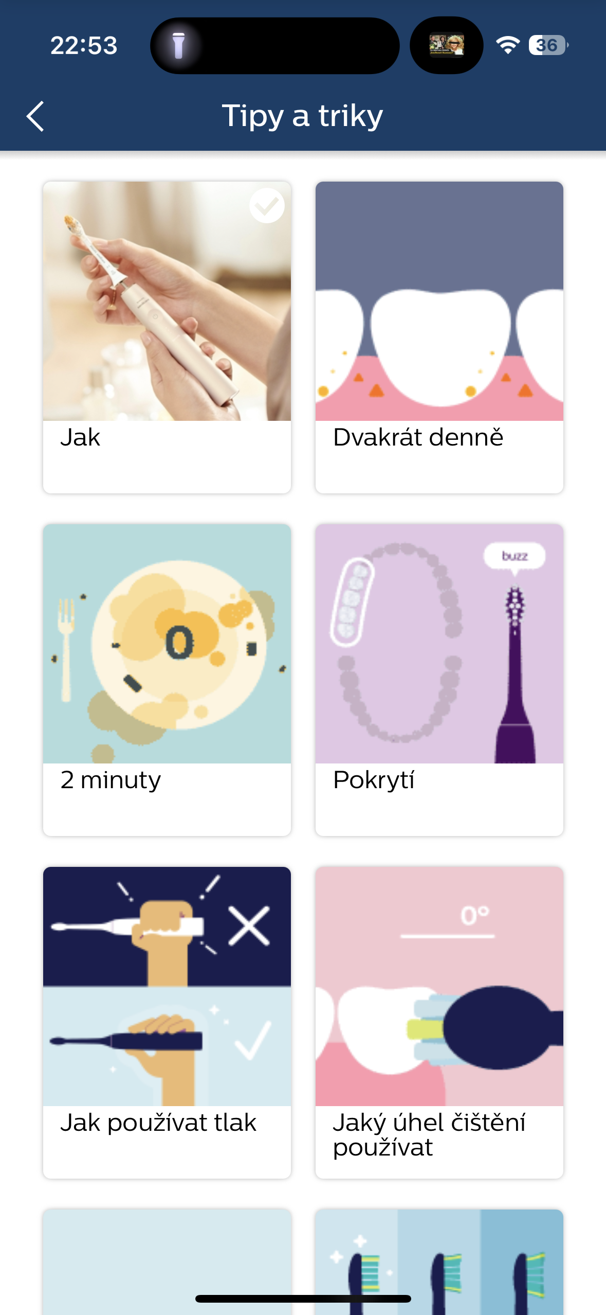 dental app tips grid