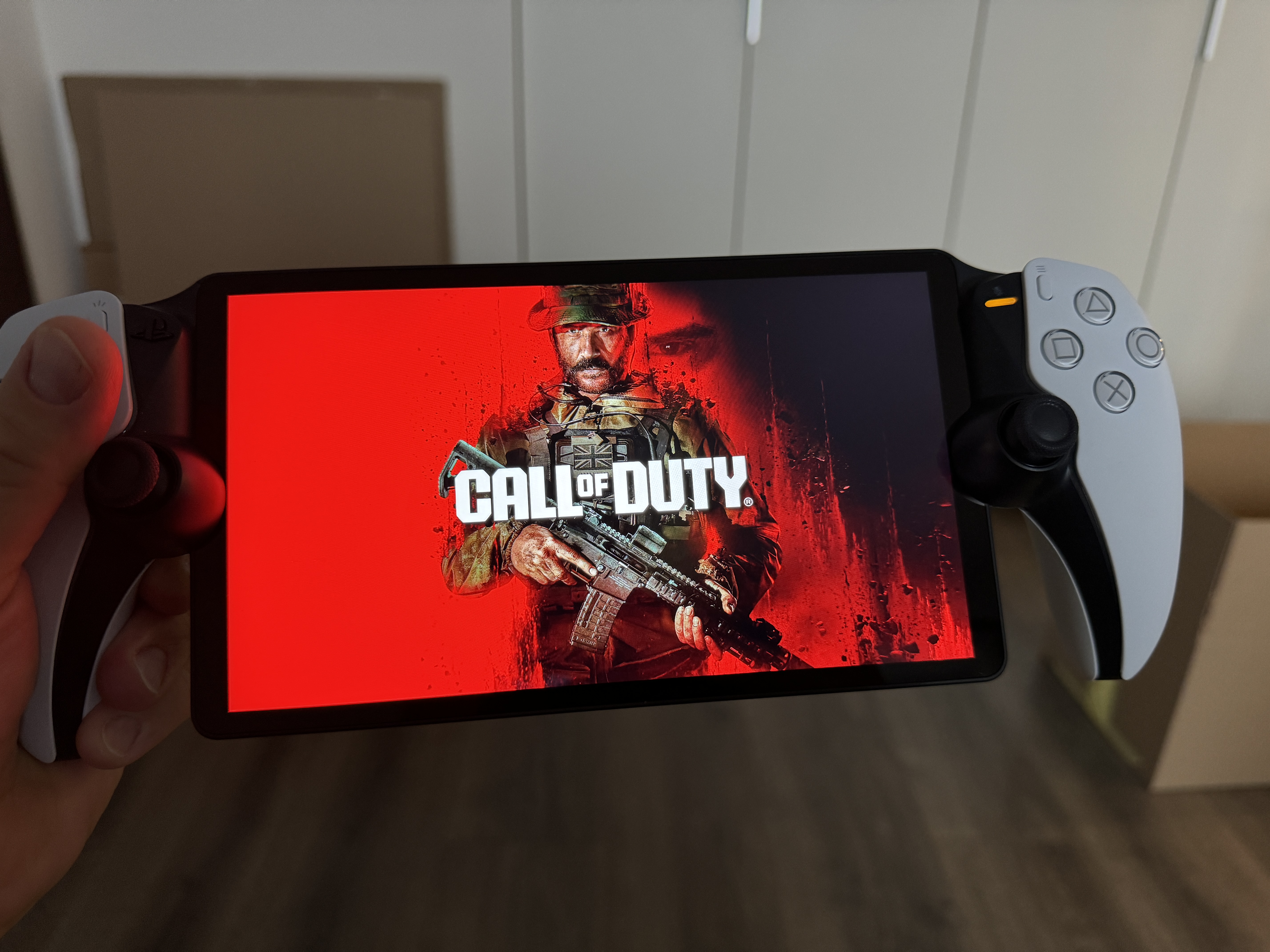 handheld gaming console call of duty