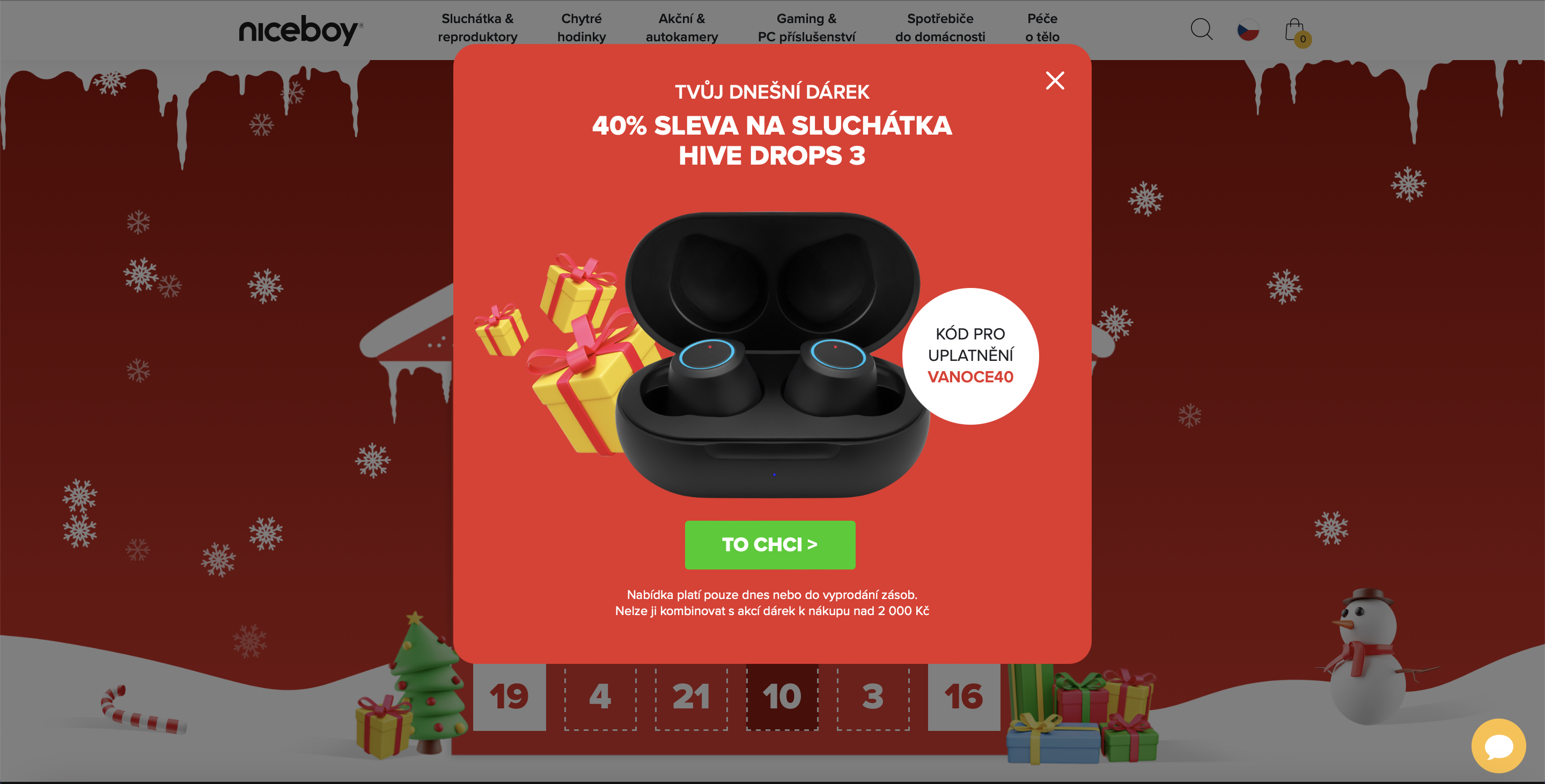 headphones discount popup