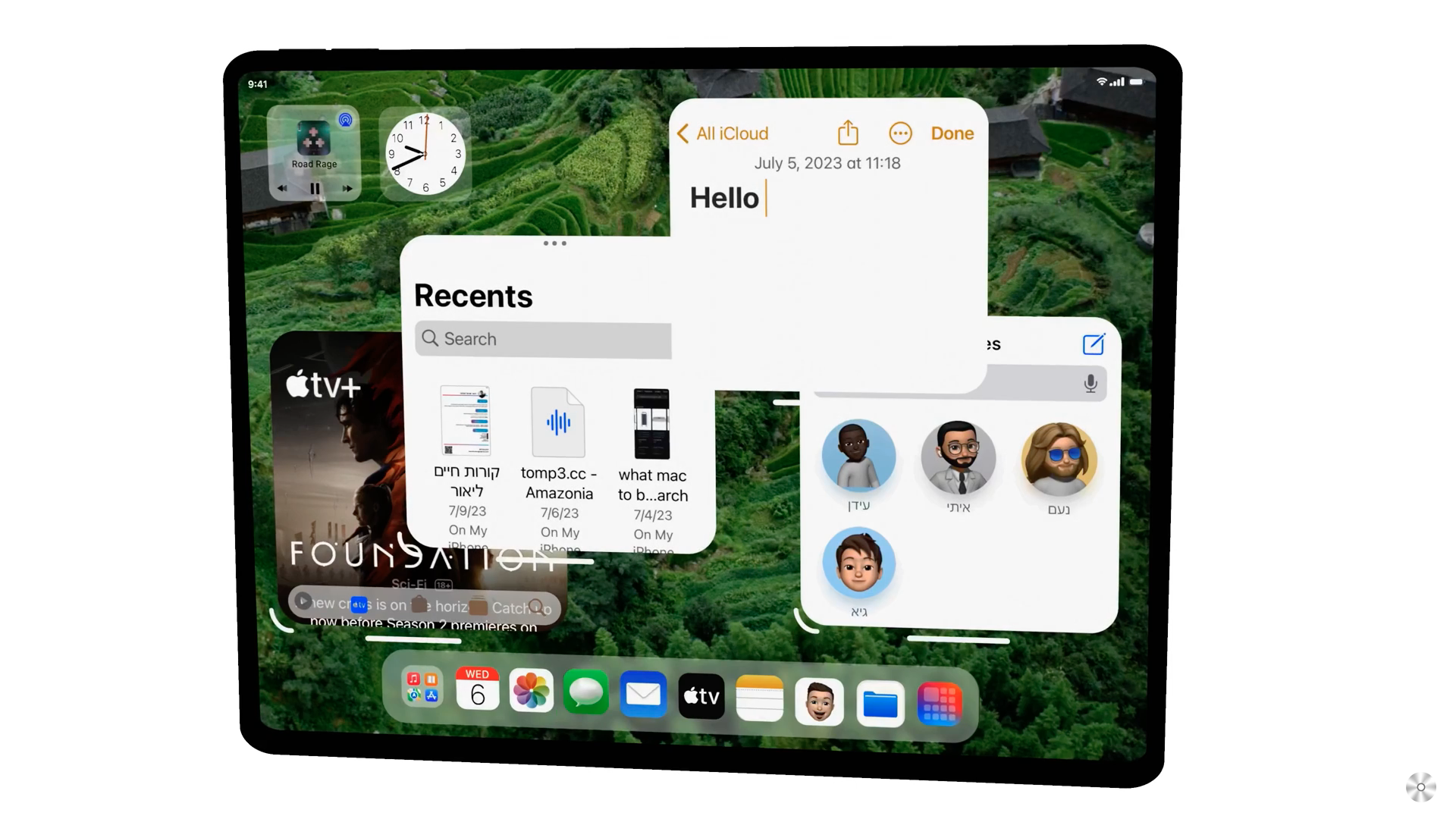 ipad recent files widget