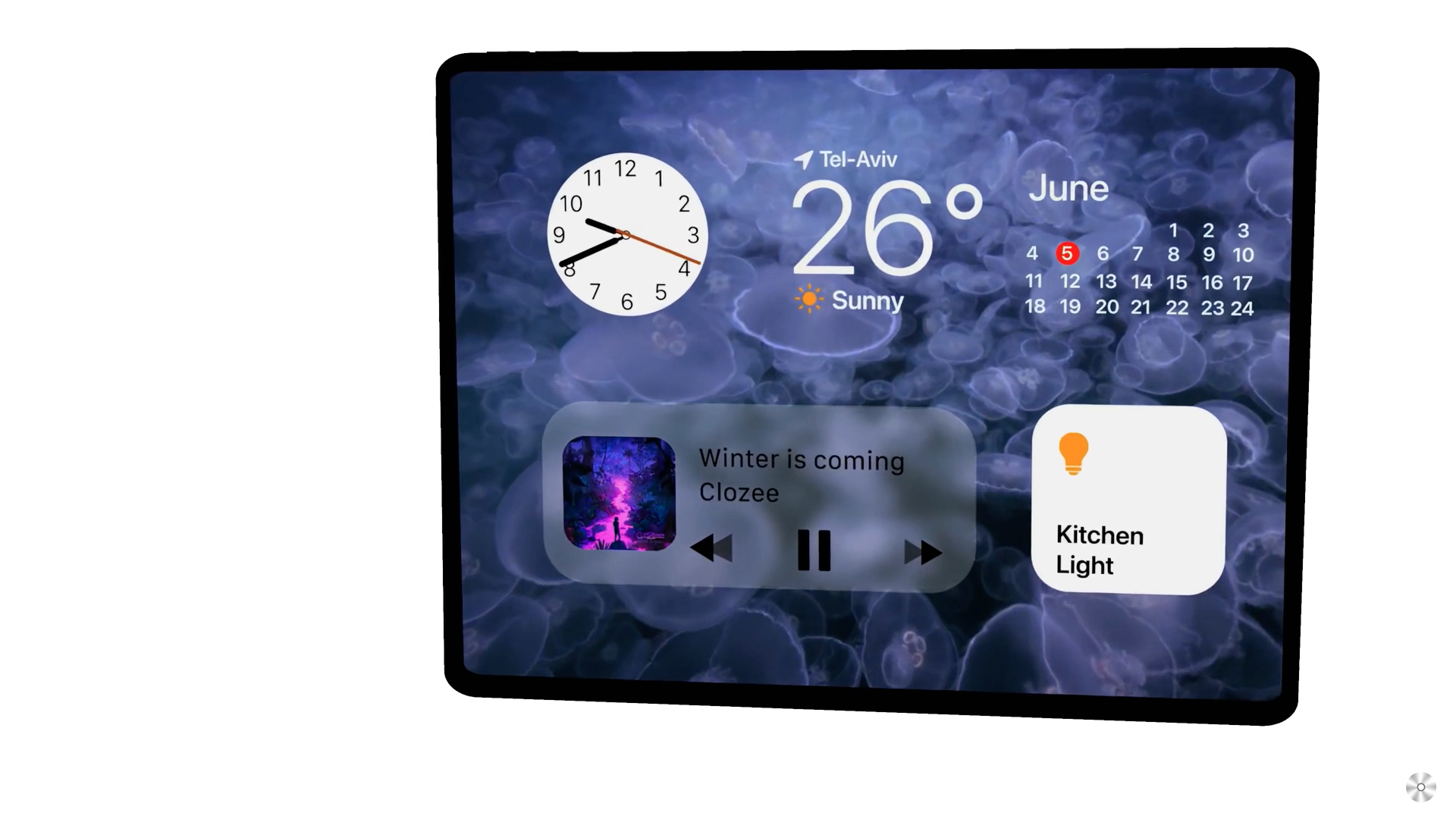 ipad weather widget