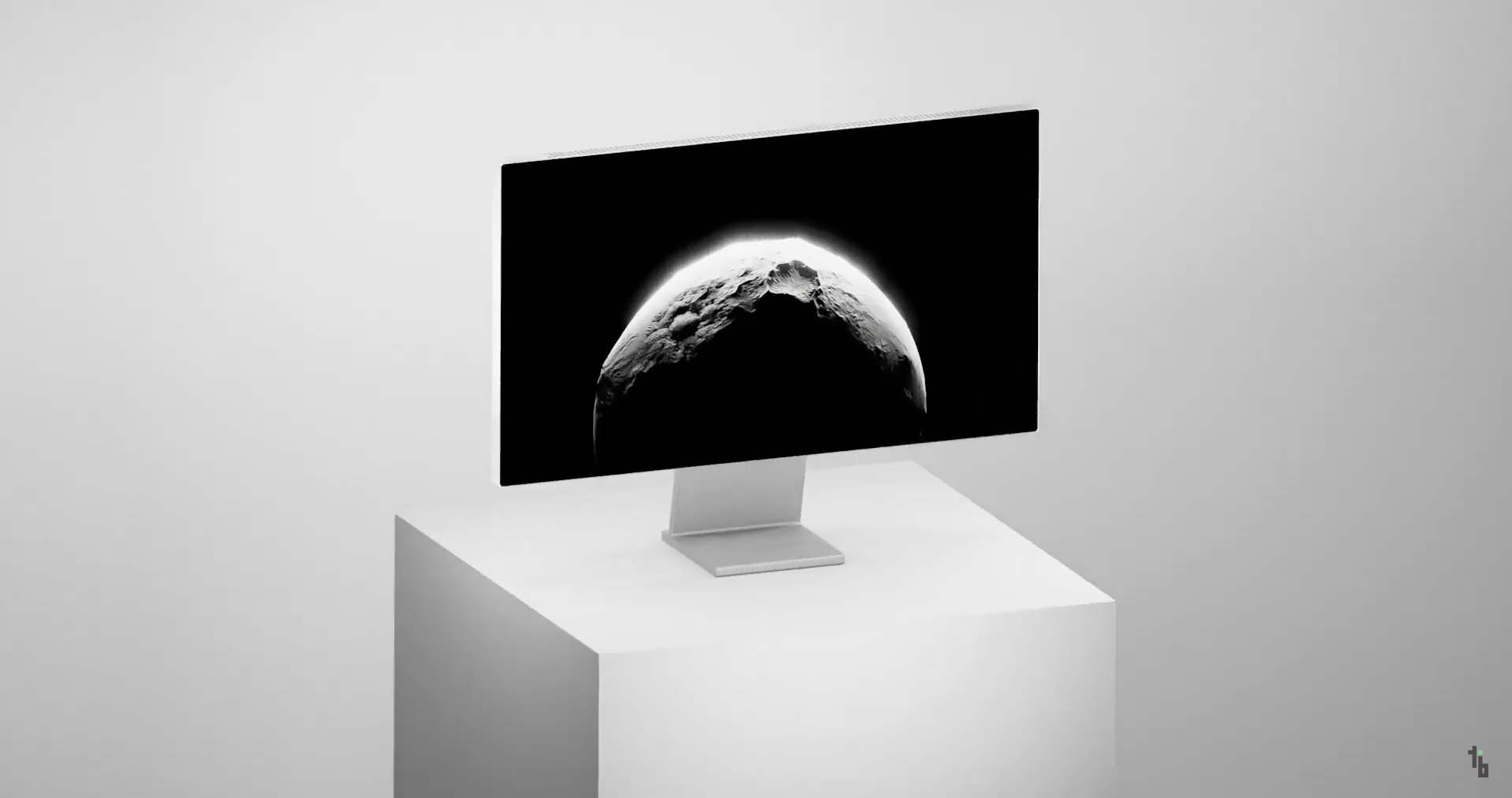 minimalist monitor display