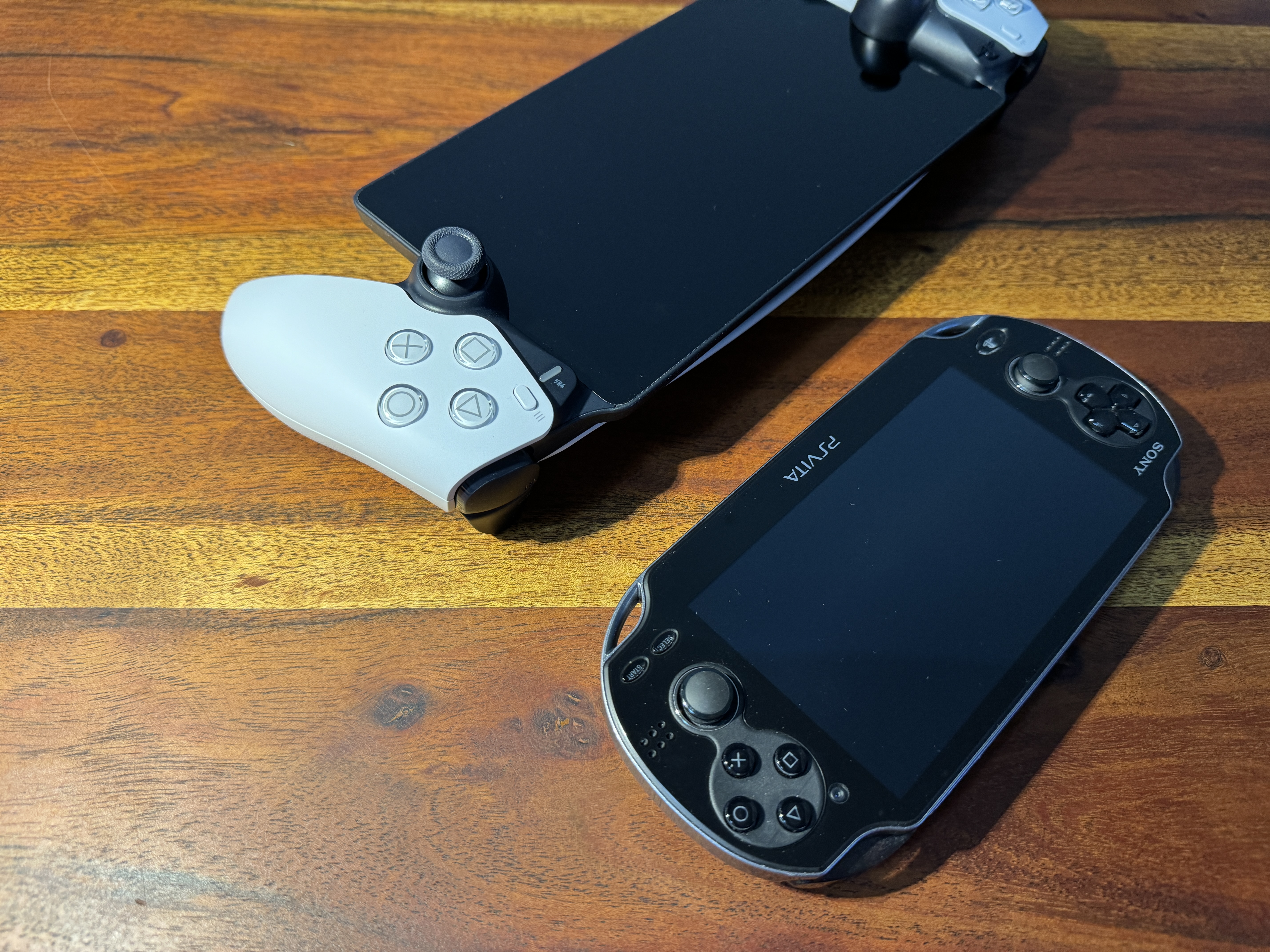 playstation controller and handheld console