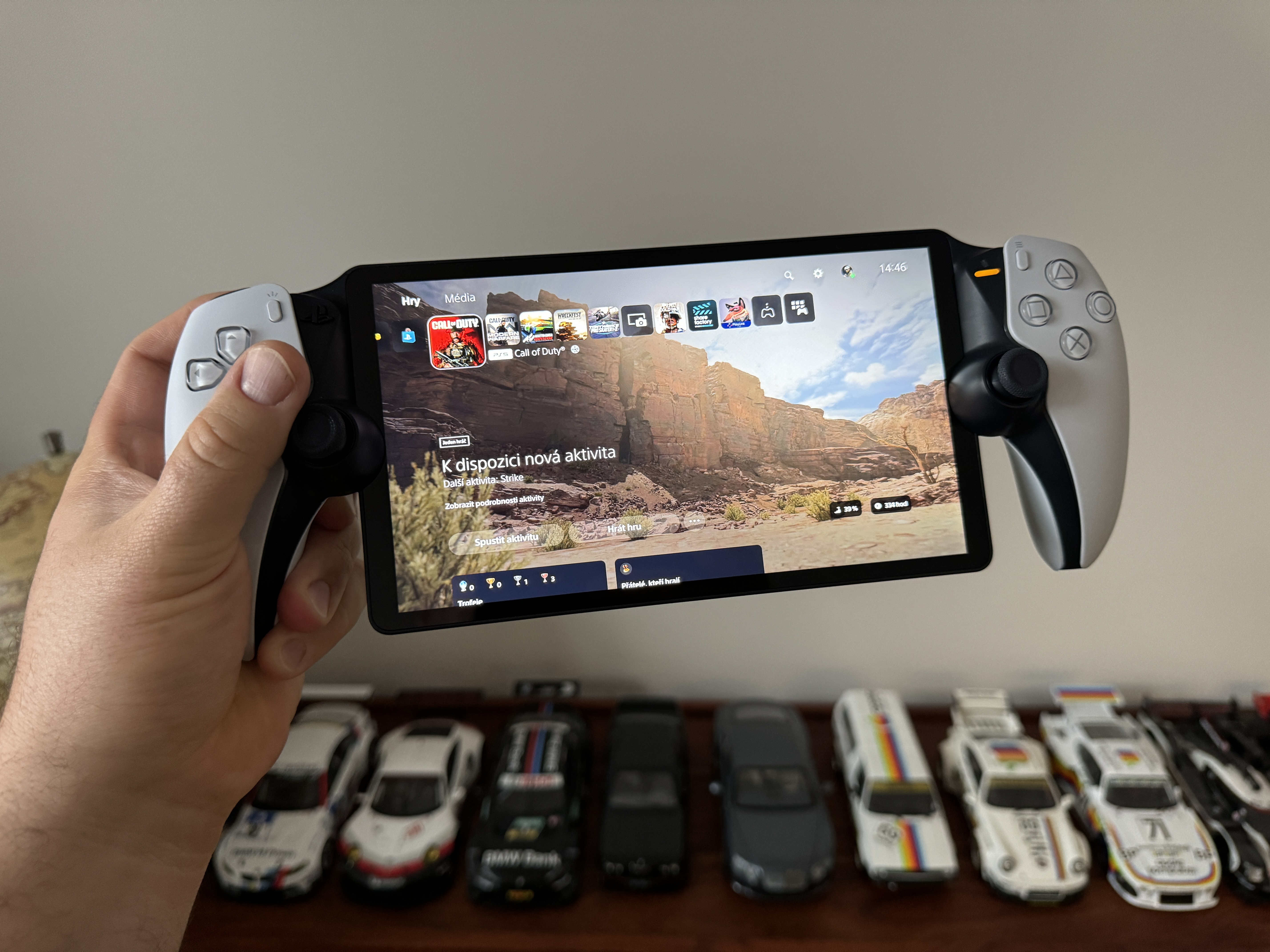 playstation handheld device game screen