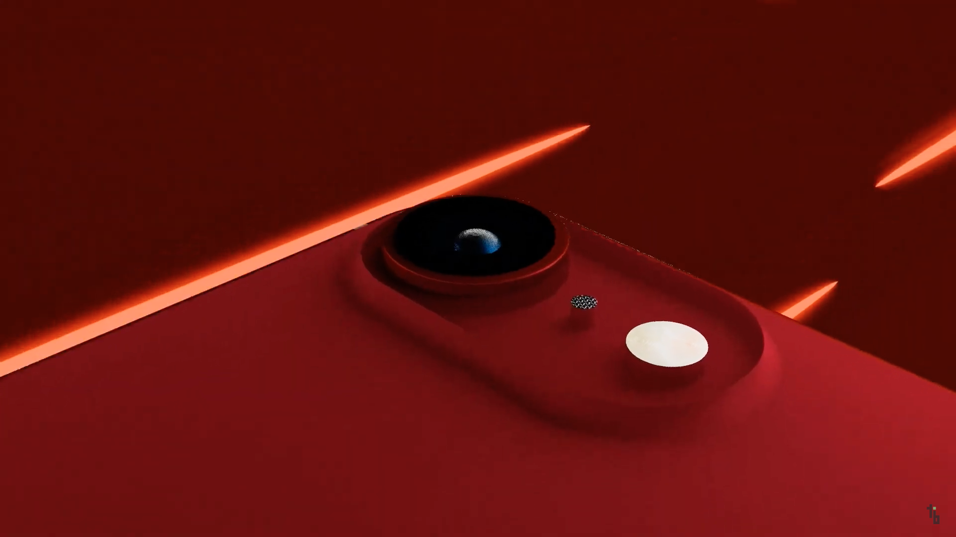 red iphone camera focus