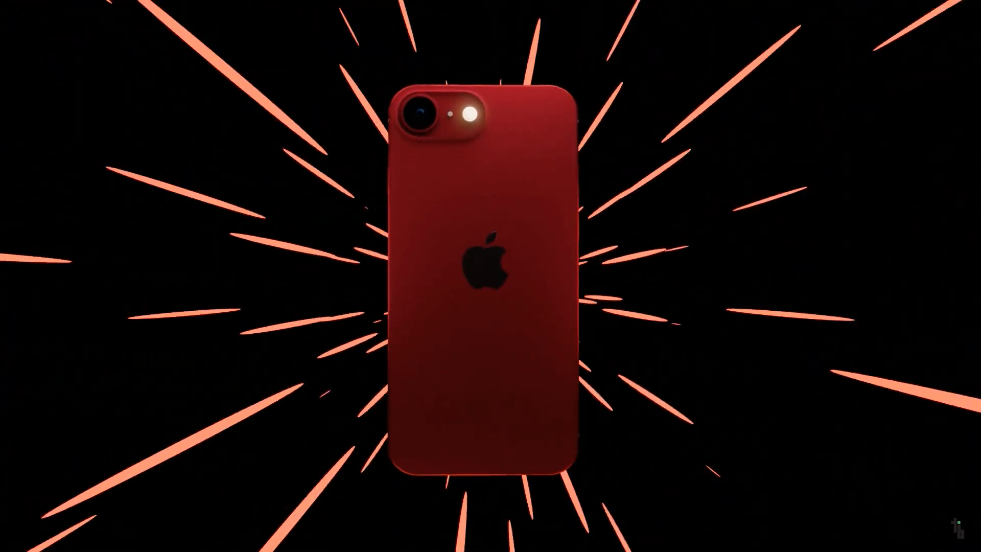 red iphone camera light