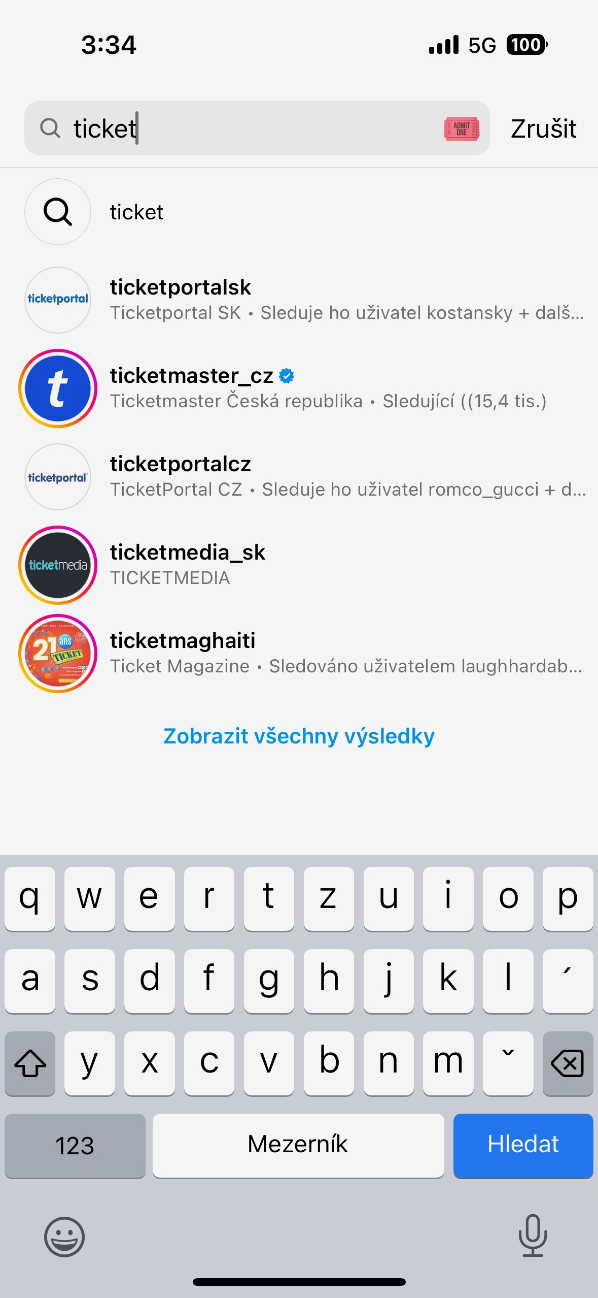 searching ticket apps