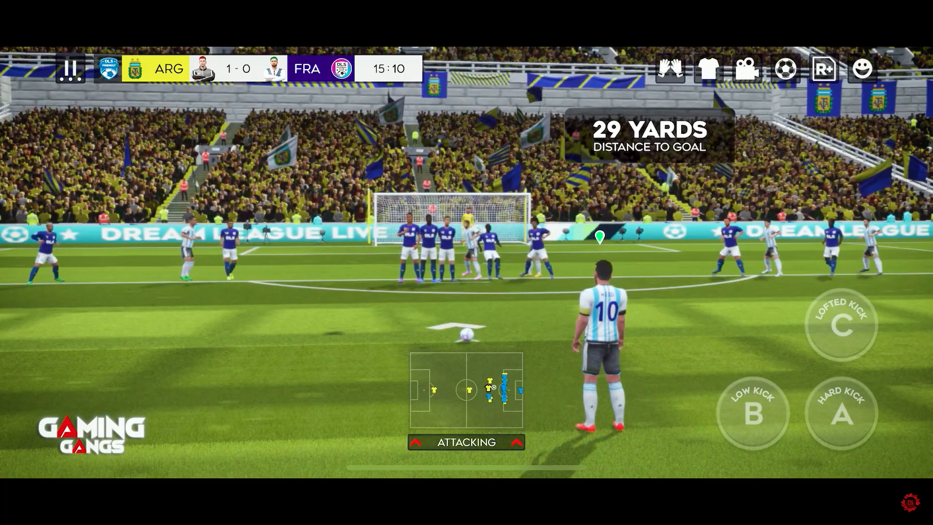 soccer video game free kick