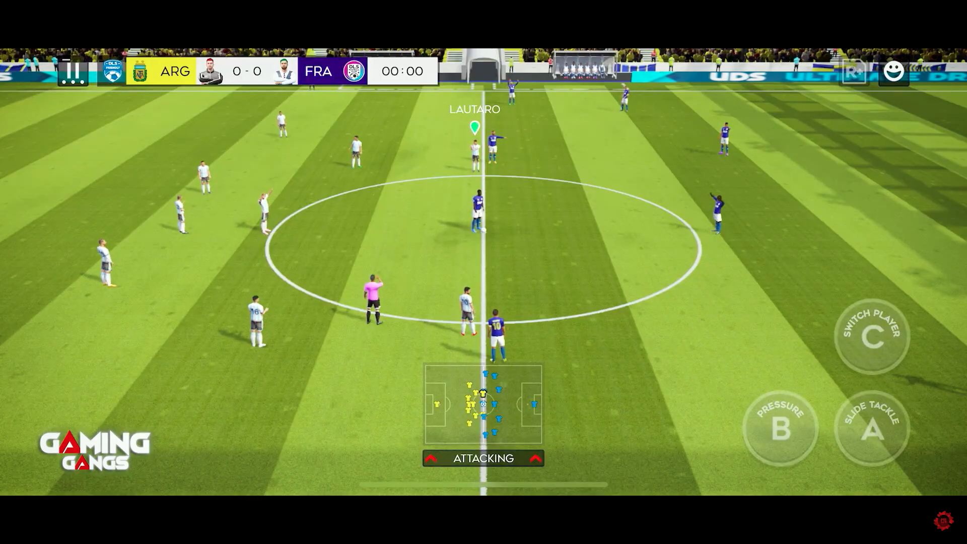 soccer video game kickoff