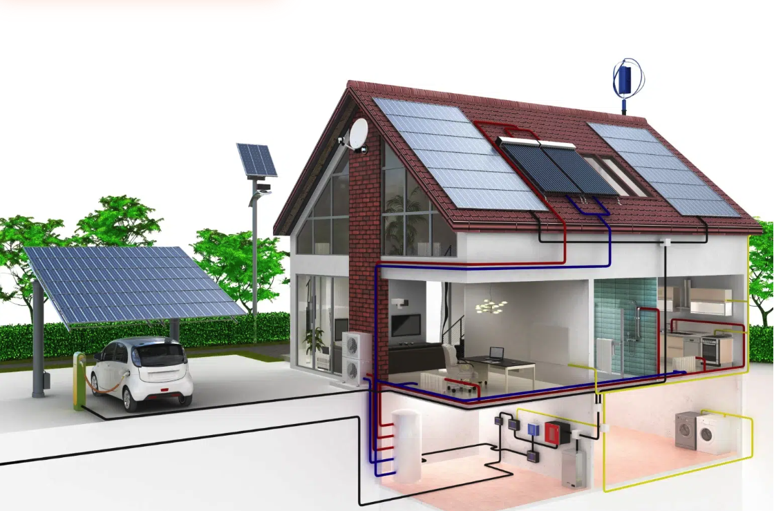 solar powered smart home