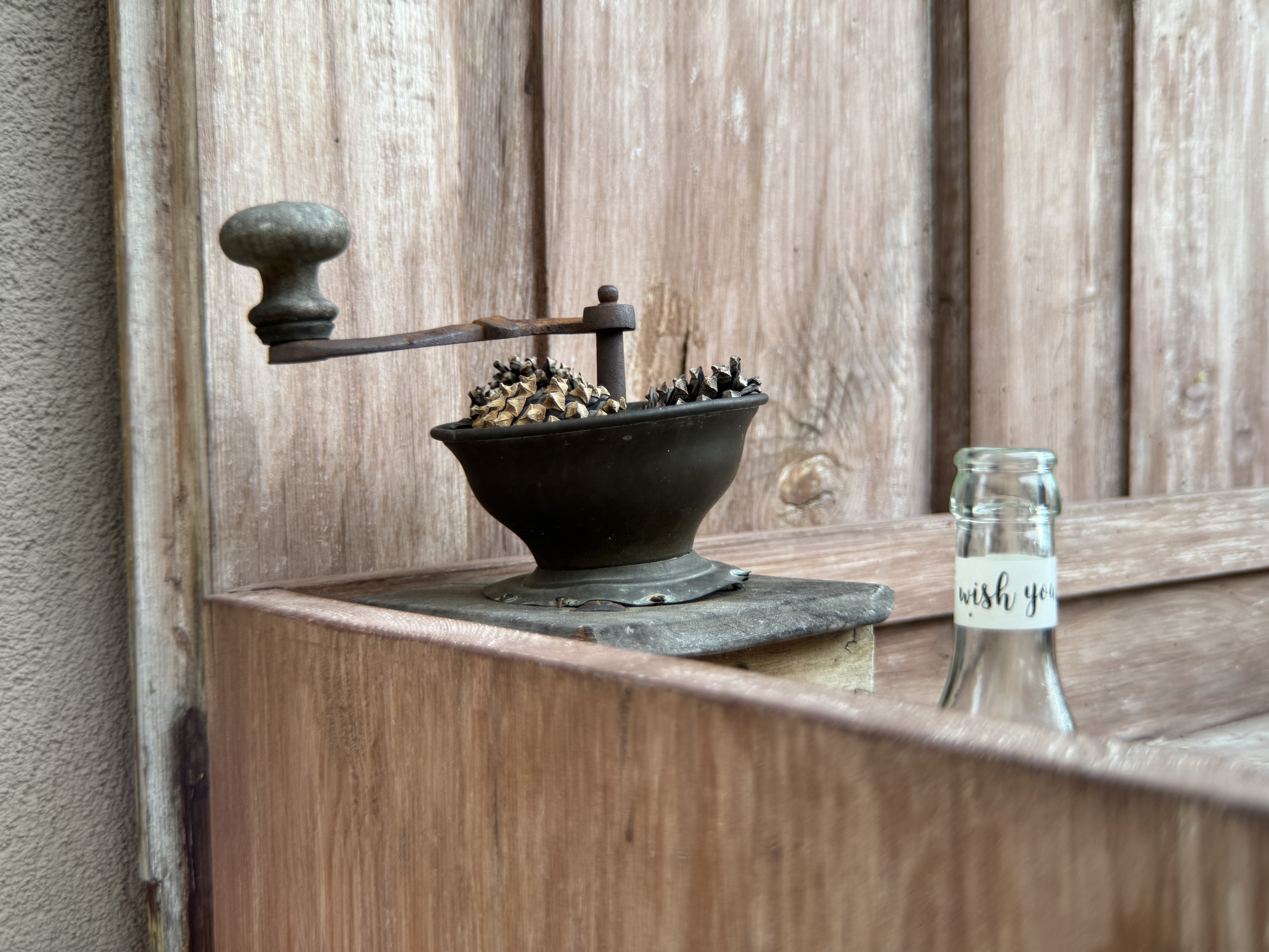 vintage coffee grinder