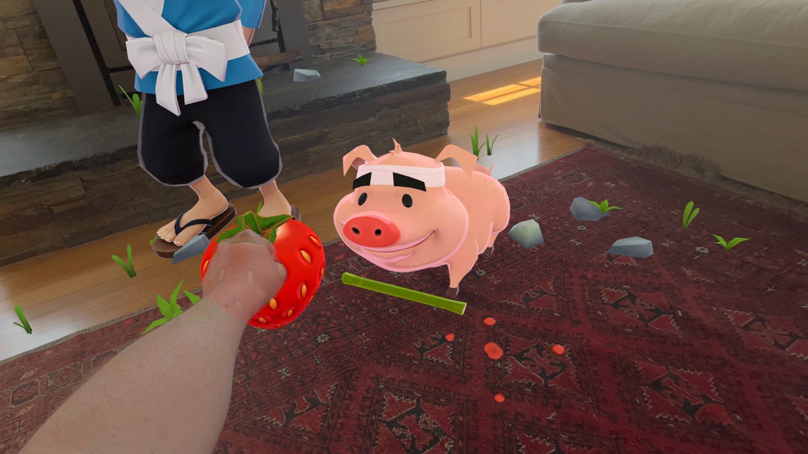 Fruit Ninja na Vision Pro vypadá naprosto příšerně. Podívejte se na první gameplay