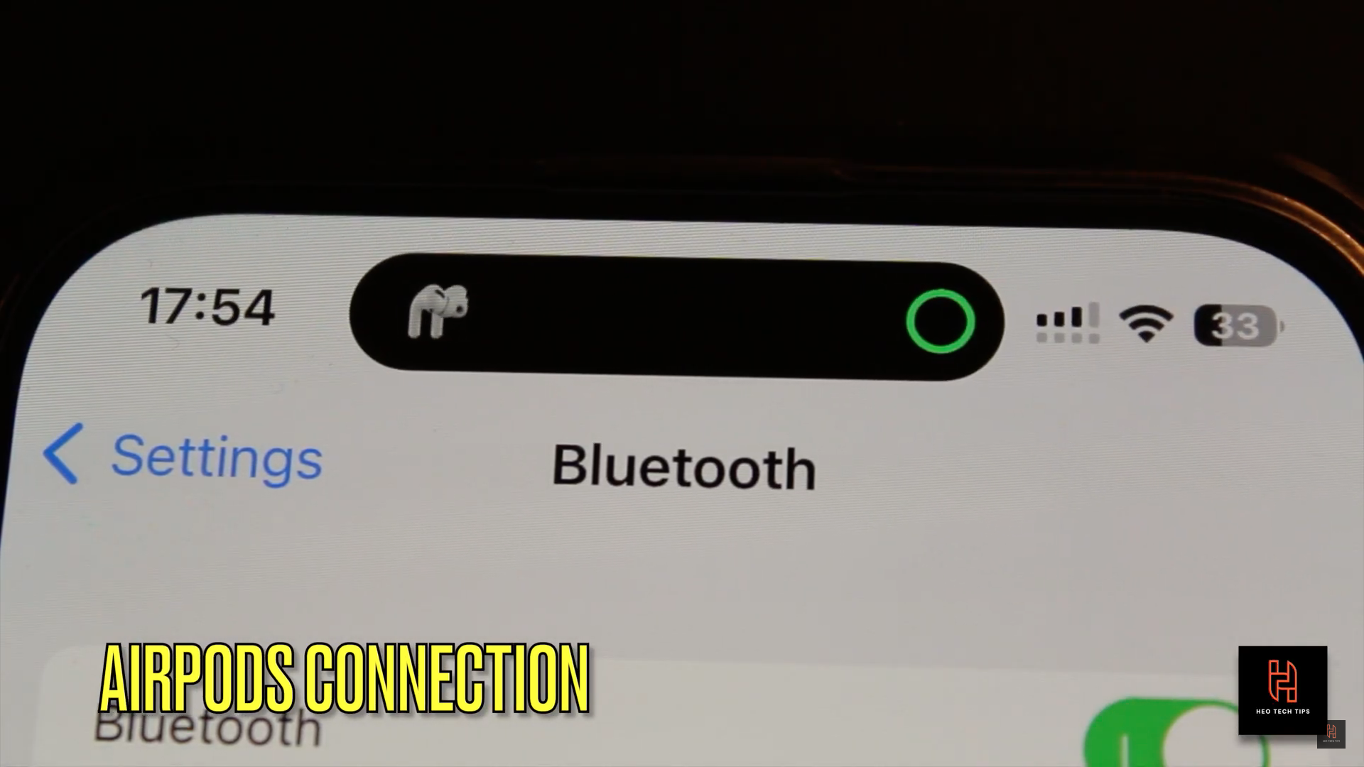 airpods connection bluetooth